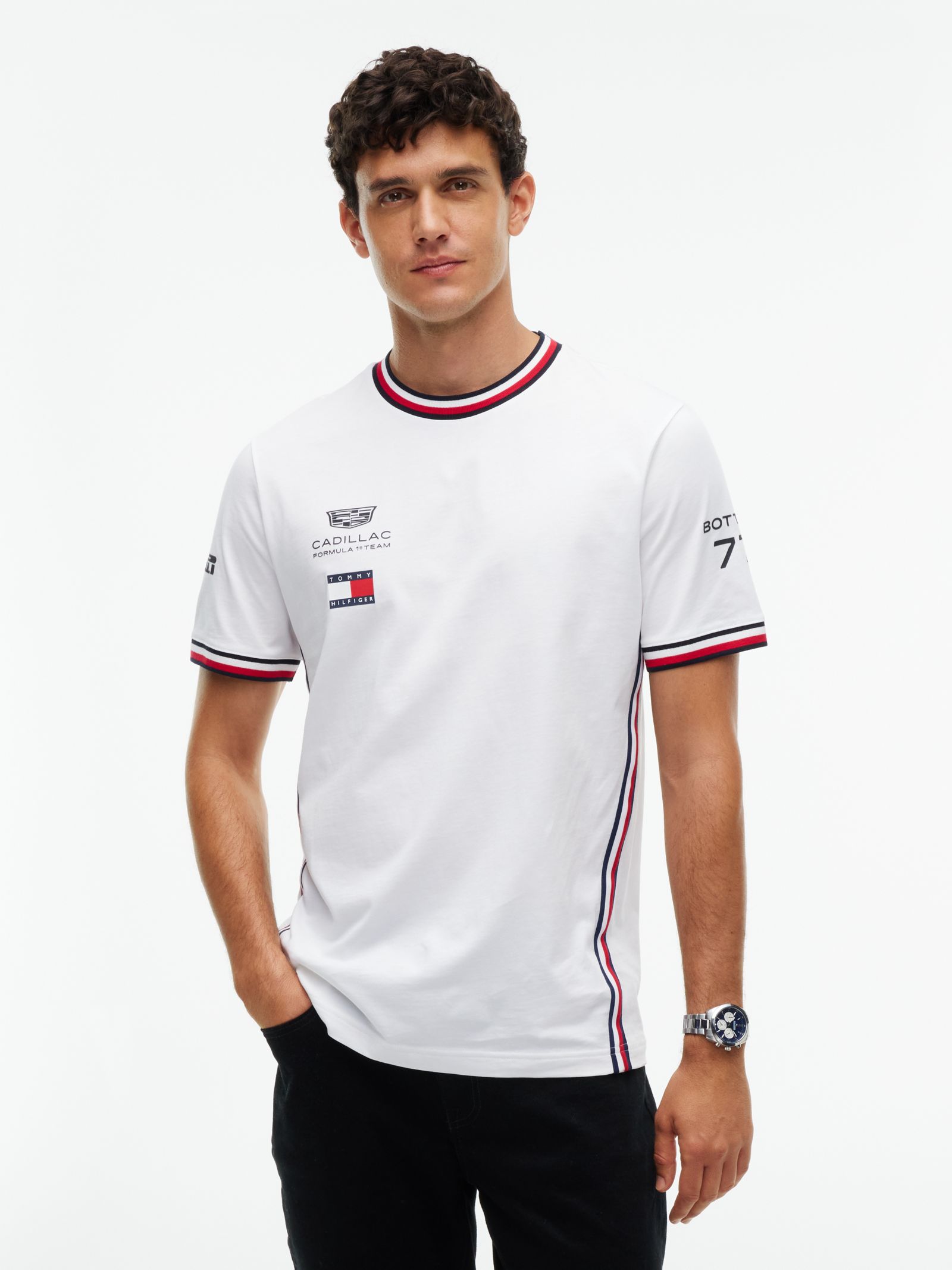 Tommy Hilfiger TH X Cadillac Formula 1® team Valtteri Bottas 77 T-shirt