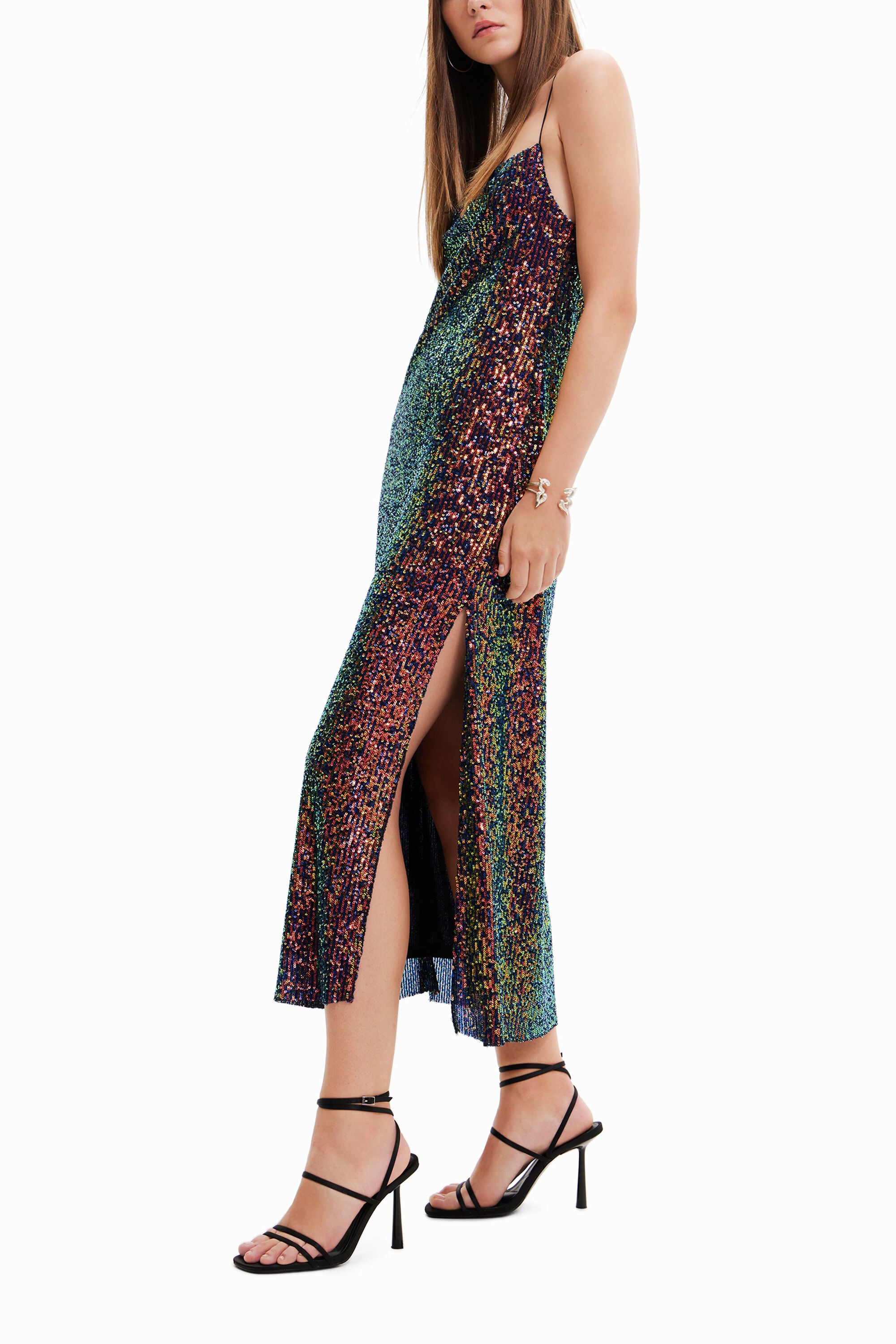 Desigual Midi-jurk met pailletten