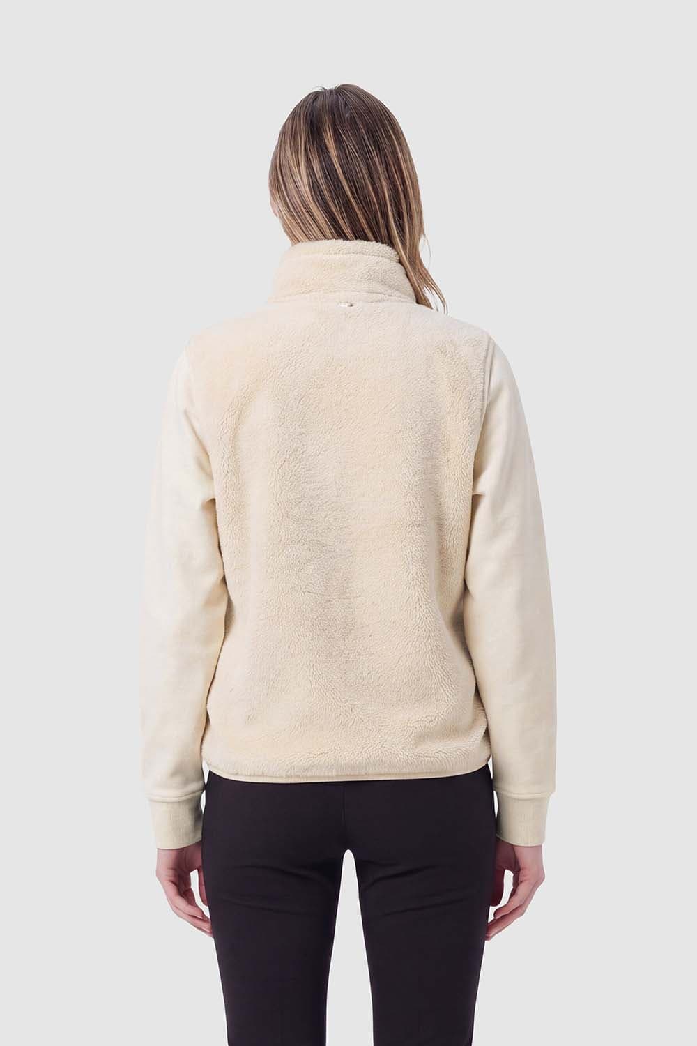 HV Society Bodywarmer Kali Lamb Fleece Off White dames