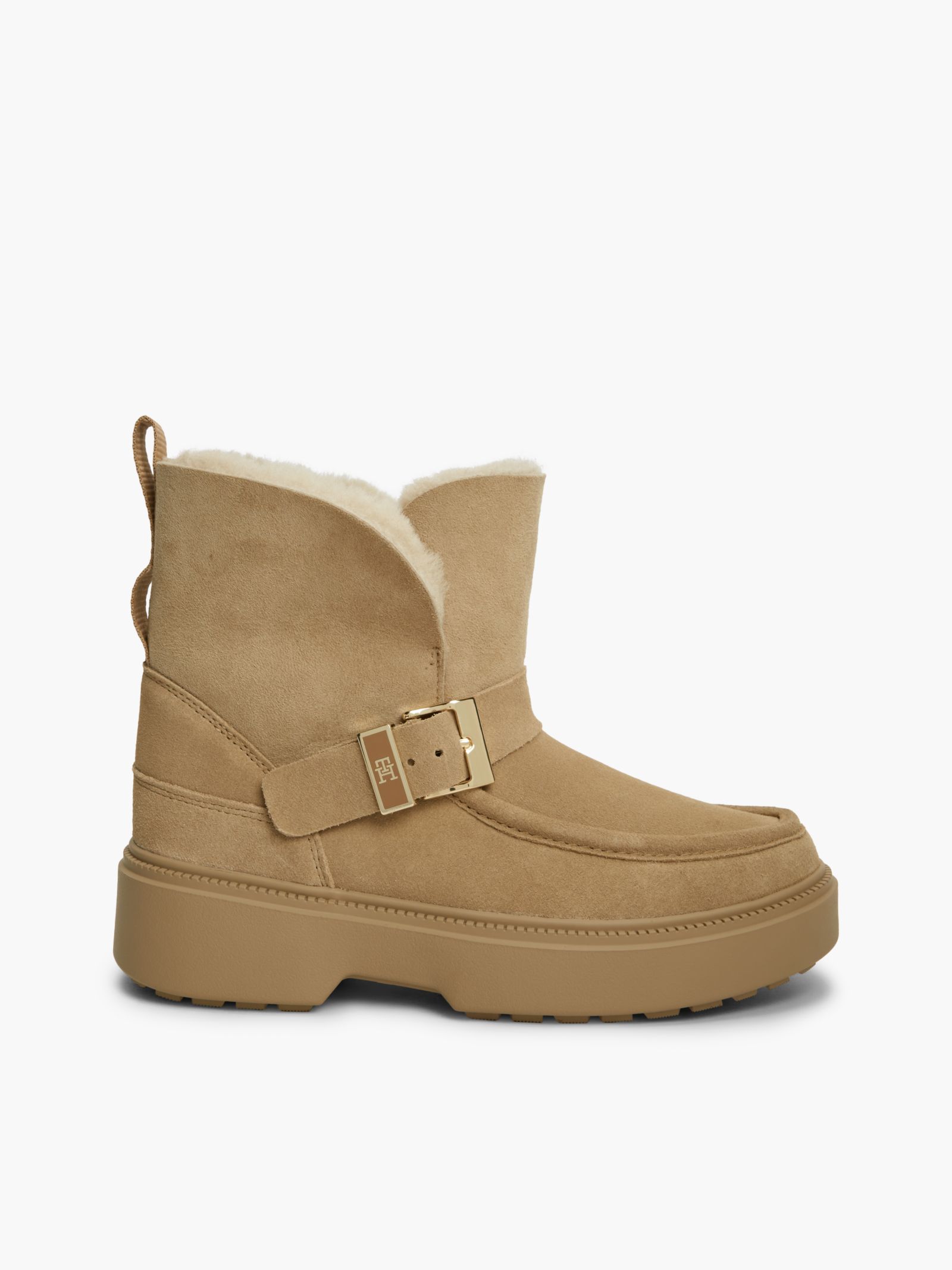 Tommy Hilfiger Waterbestendige snowboot met omslag van imitatiebont