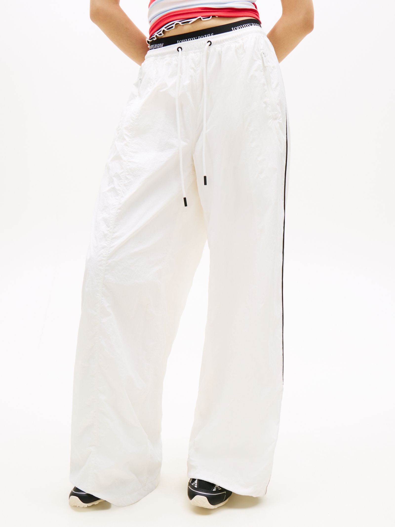 Tommy Jeans Jogger met wijde fit en repeat logo
