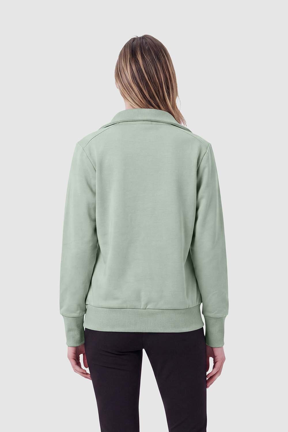Elbsand Sweatvest Alvis Groen dames