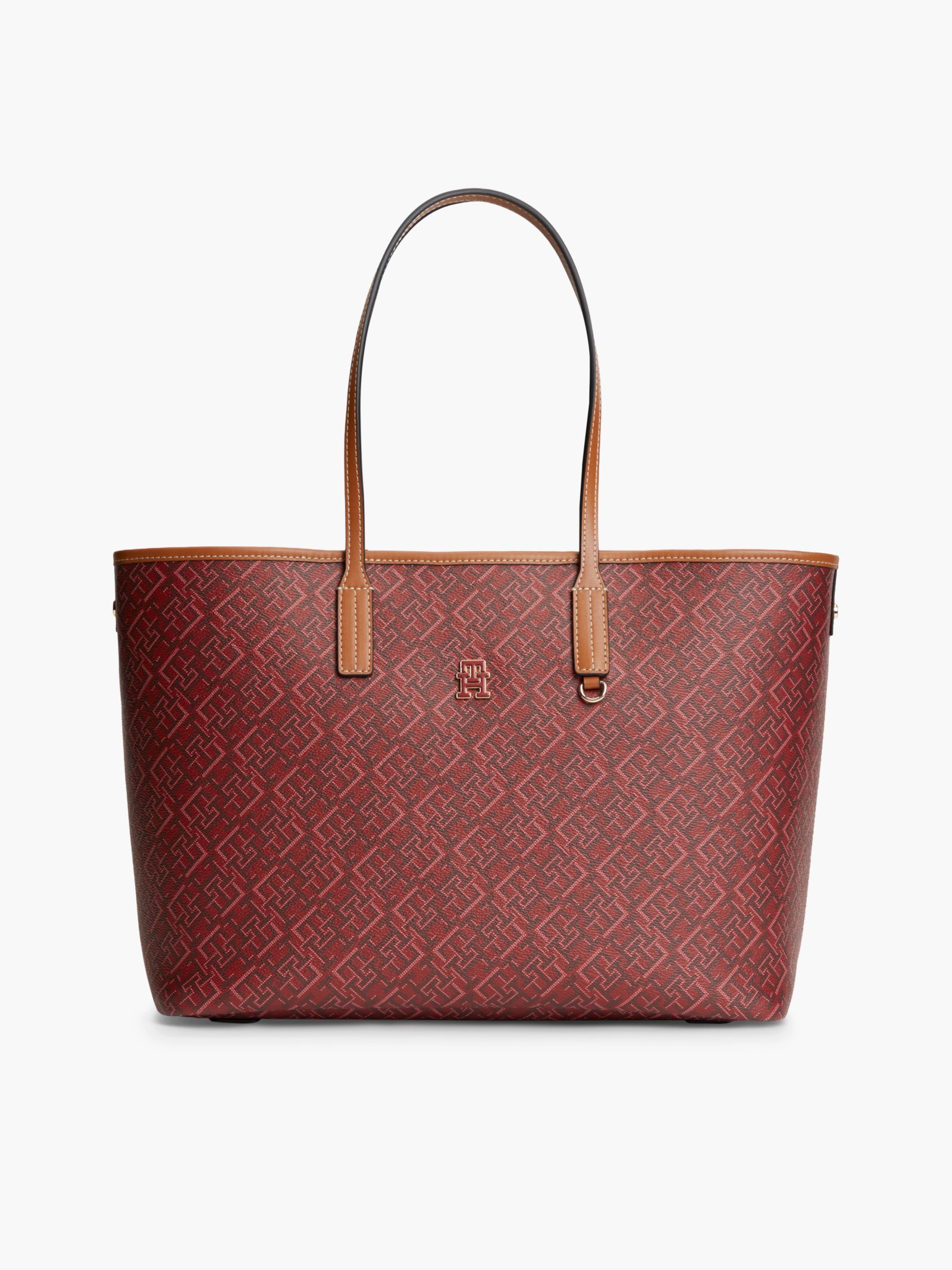 Tommy Hilfiger TH Monoplay shopper in rood