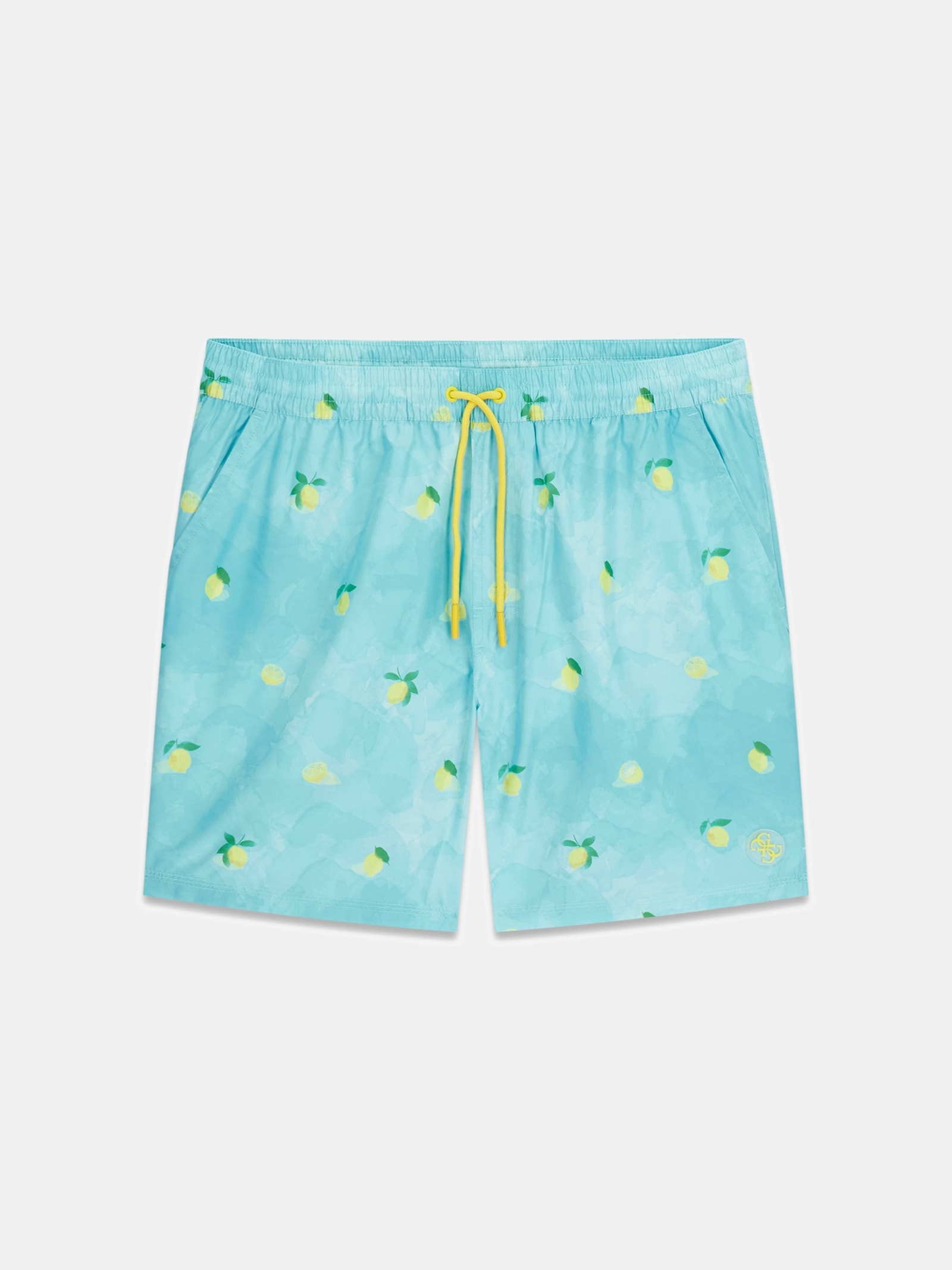 Guess Geprinte Zwembroek in blauw