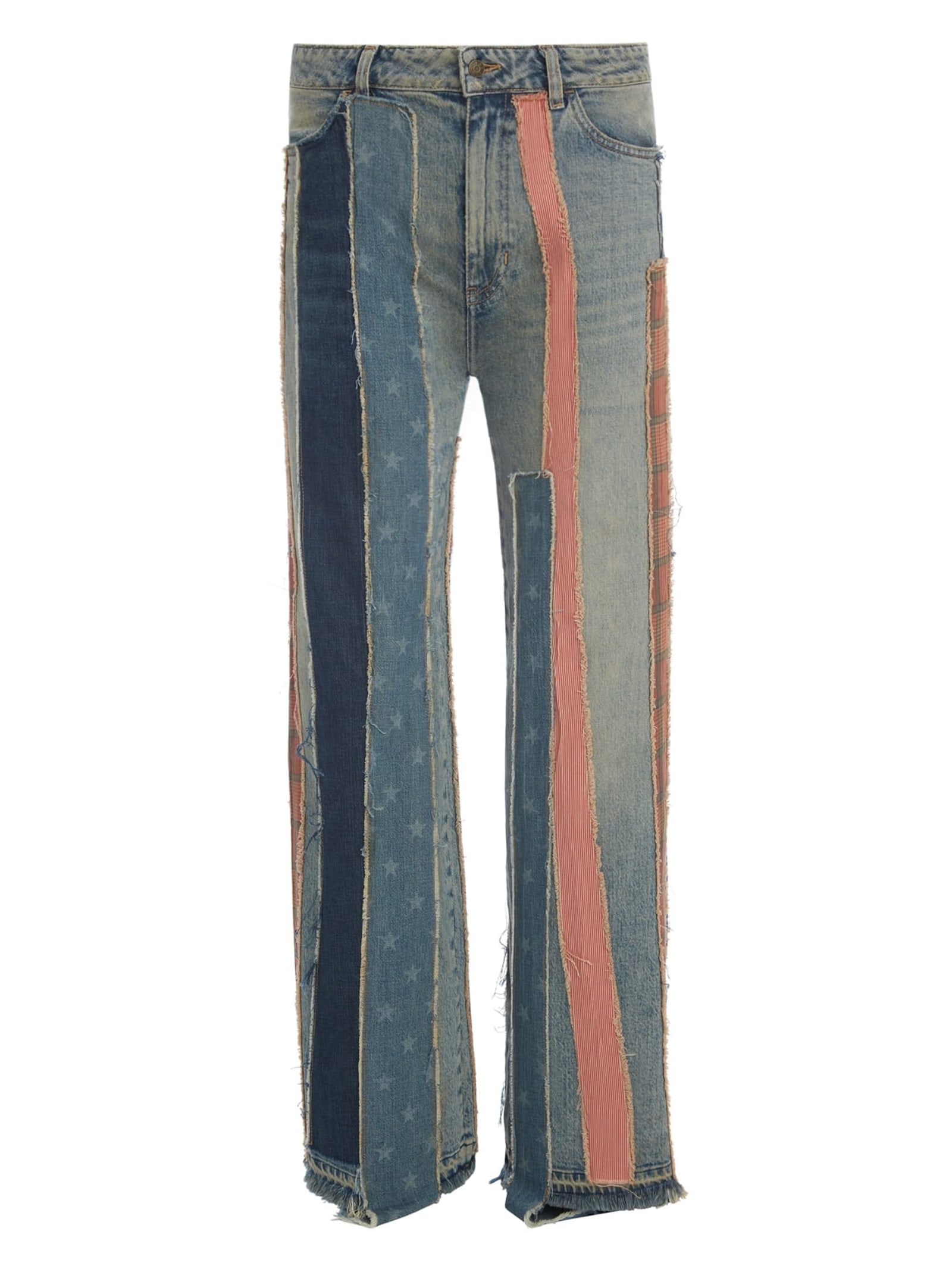Guess Jeans Wijde Pijpen Normale Taille for men in blauw