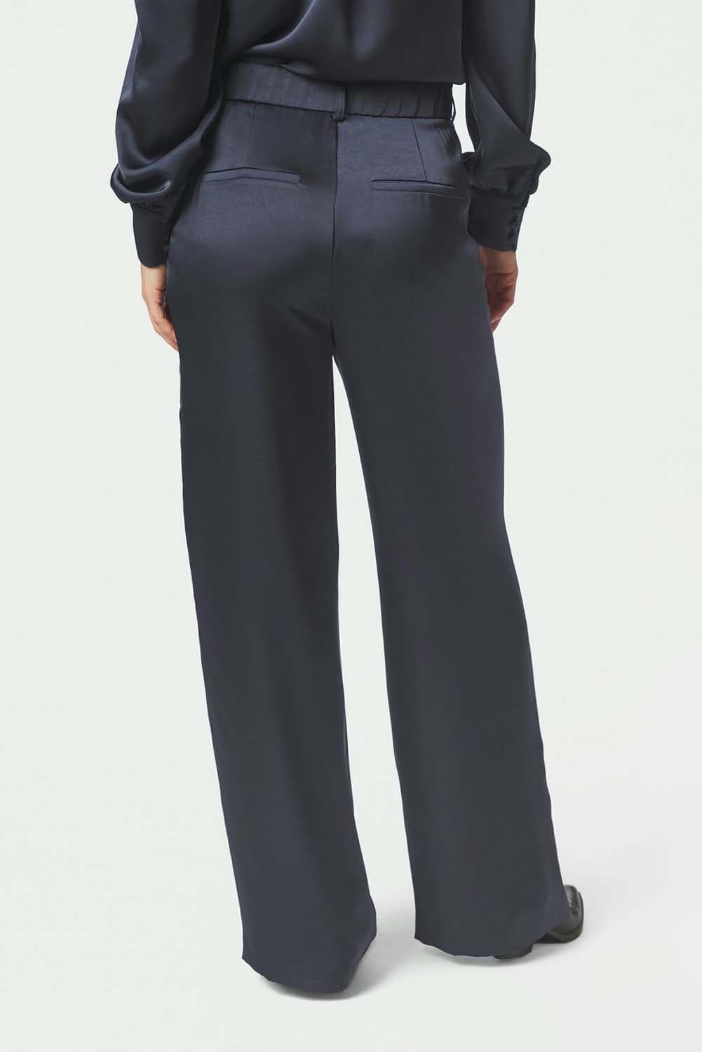 Neo Noir Pantalon Emmett Heavy Sateen Blauw dames