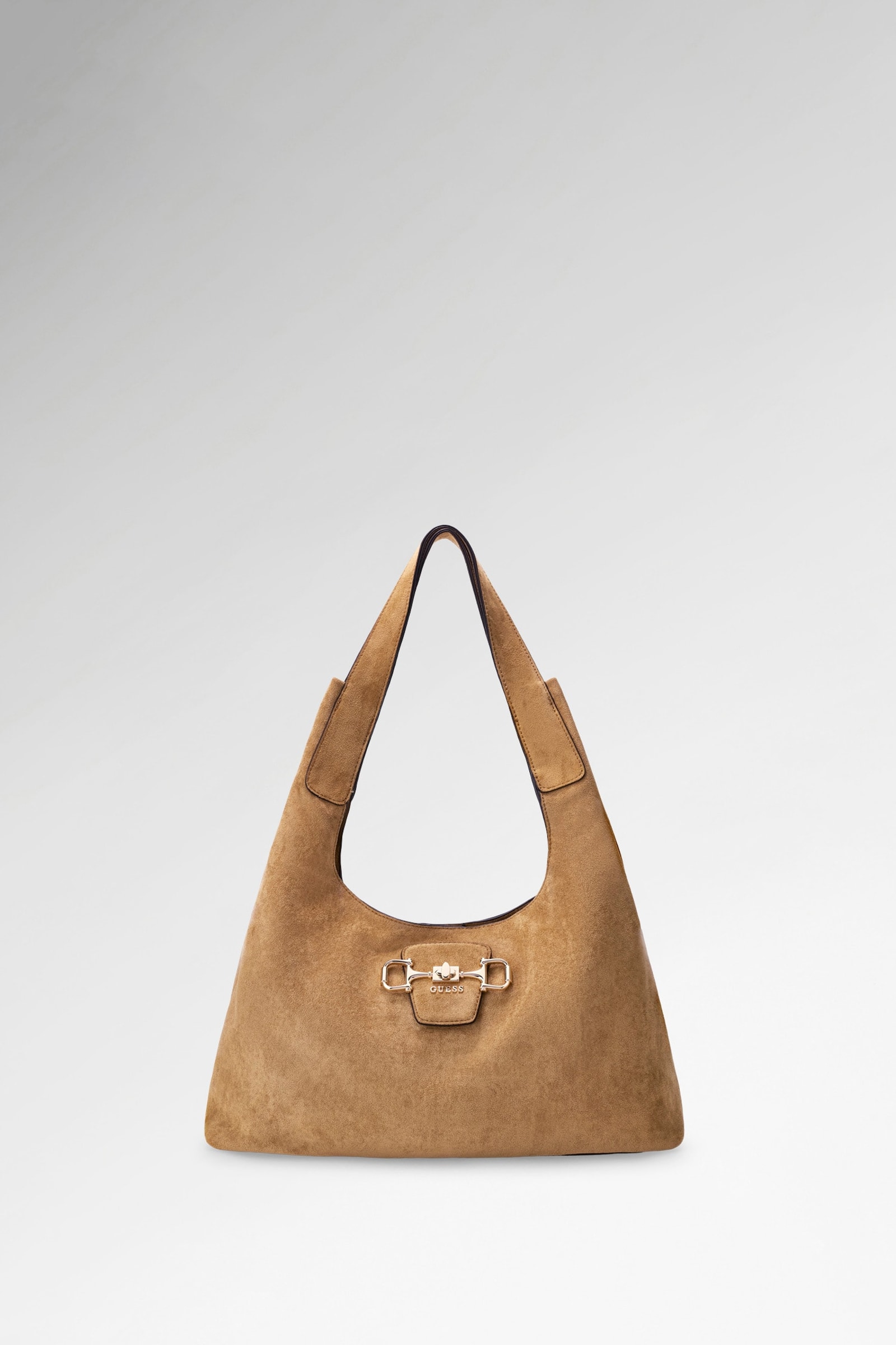 Guess Sunset Maxi Hobo Tas in beige