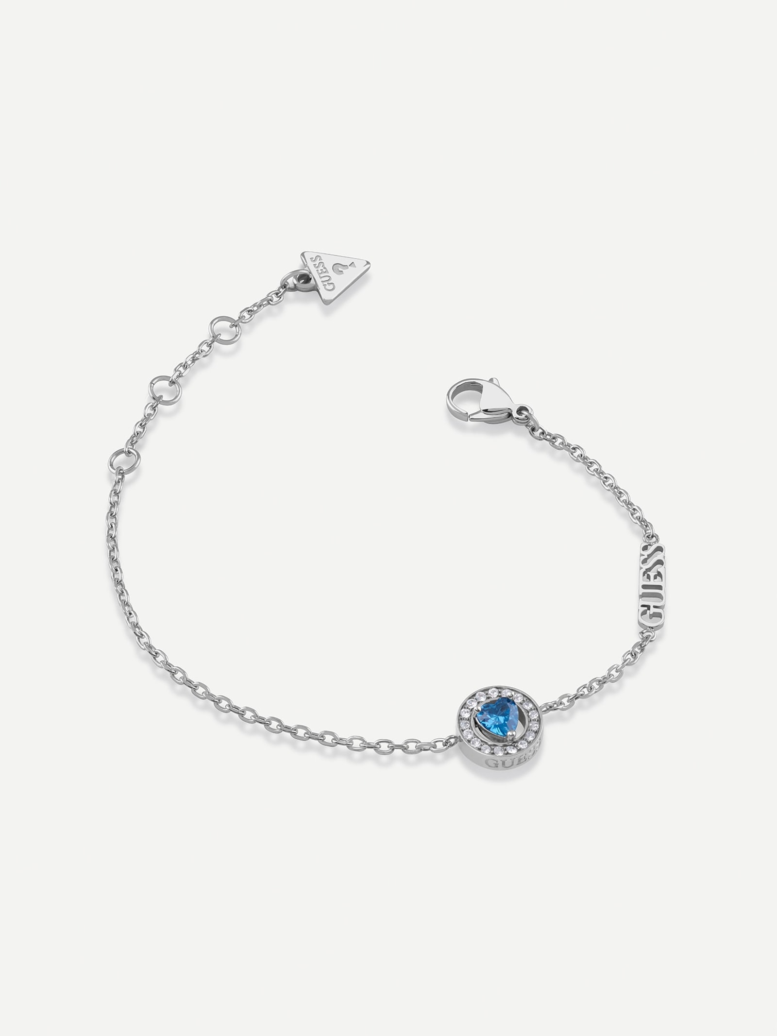Guess M’ama Non M’ama-Armband in zilver