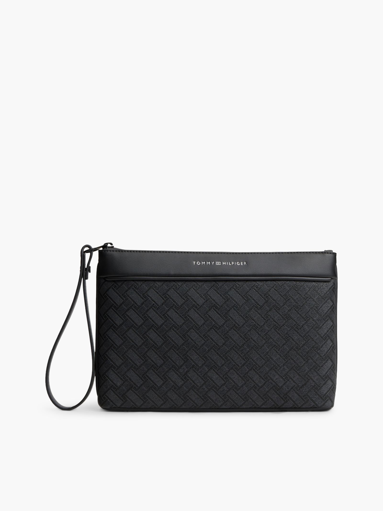 Tommy Hilfiger TH Modern Getextureerde Pouch met Vlag