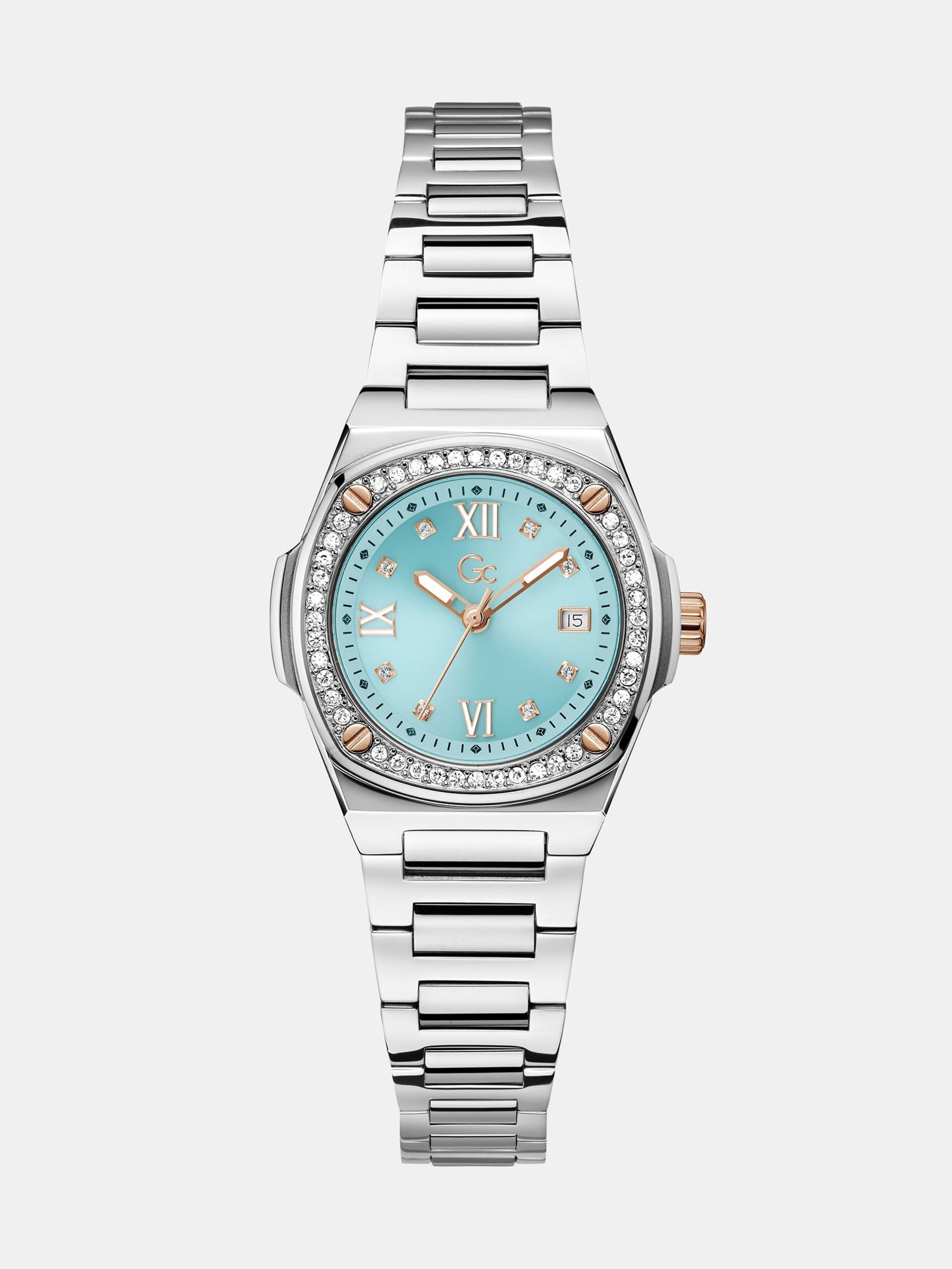 Guess Gc Analoog Horloge Van Roestvrij Staal in zilver
