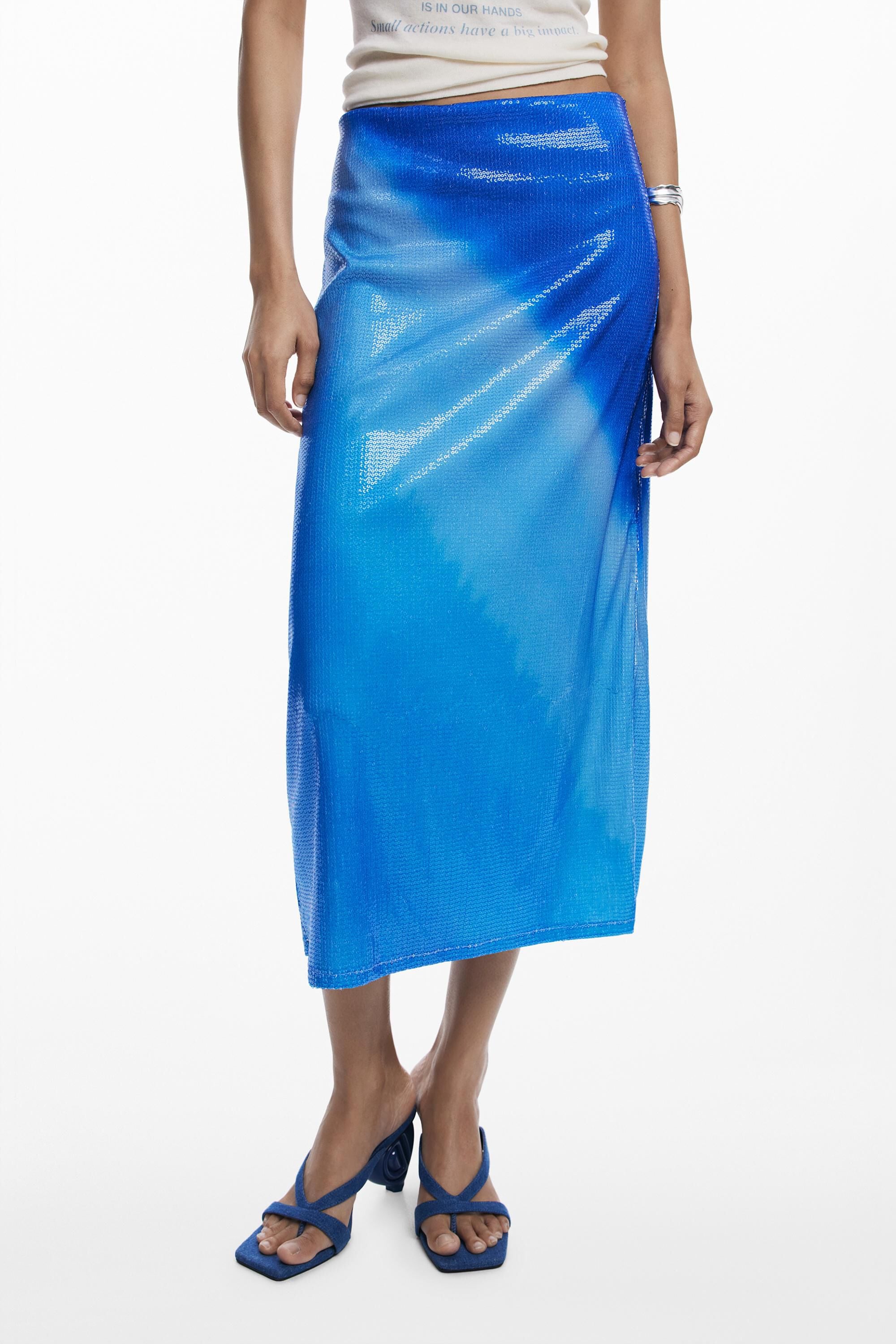 Desigual Tie-Dye midi-rok