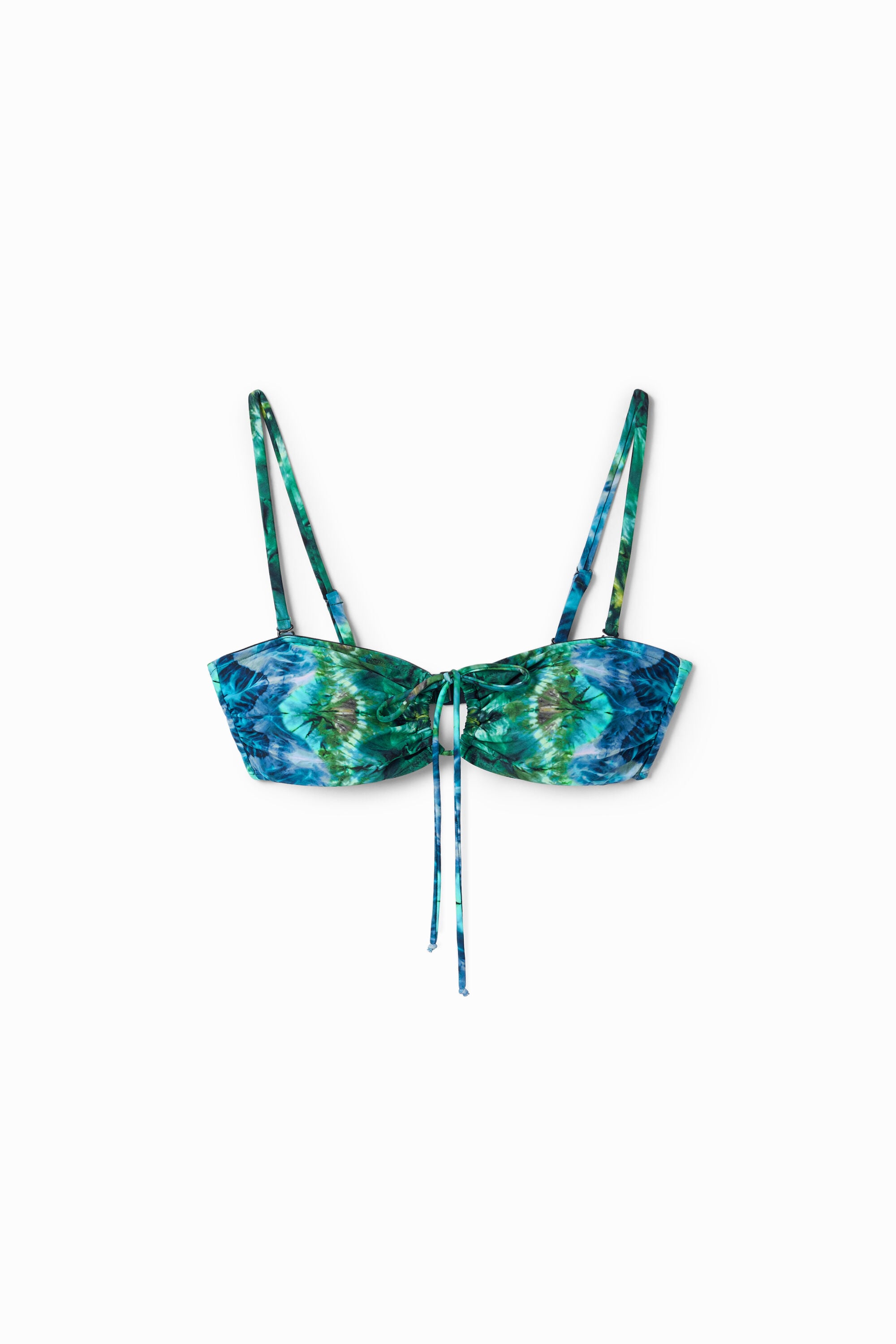 Desigual Tie-dye bandeau-bikini