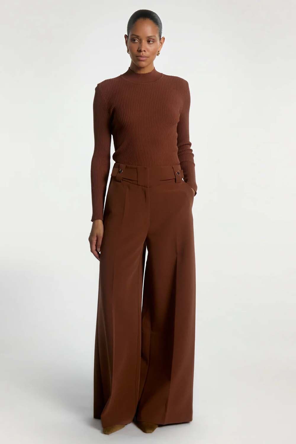 Aaiko Broek Nore Buttons Brick dames