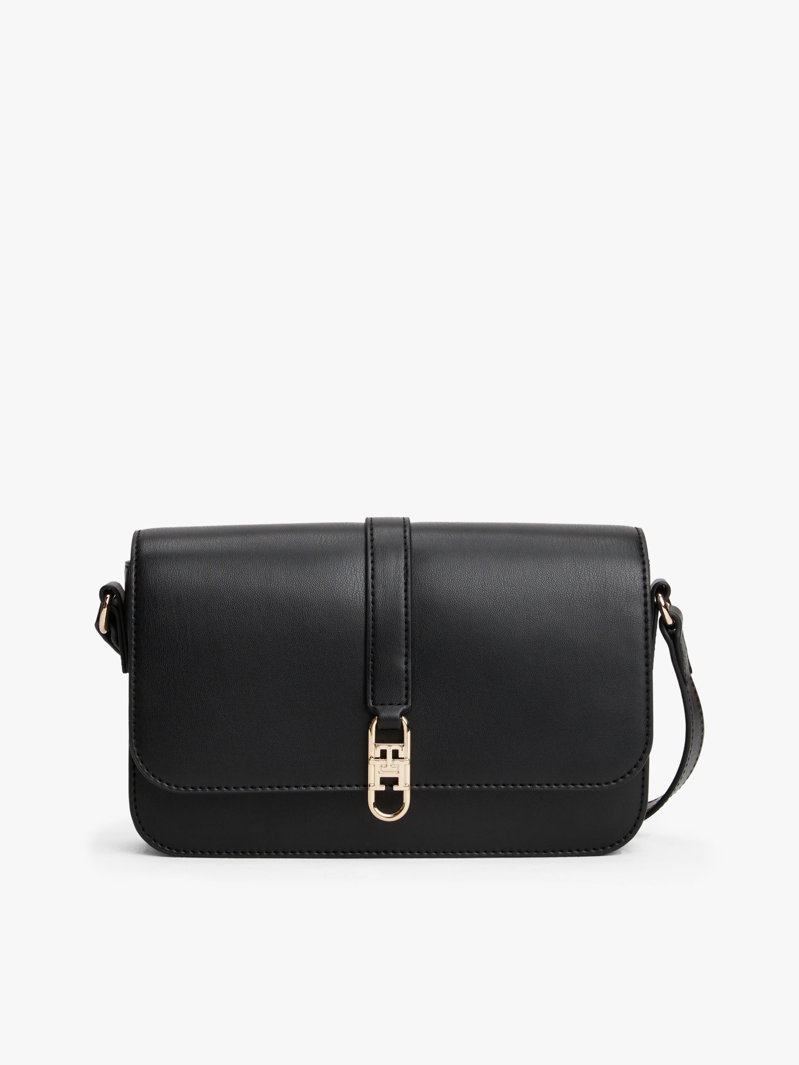 Tommy Hilfiger Crossbodytas met flap en TH Monogram