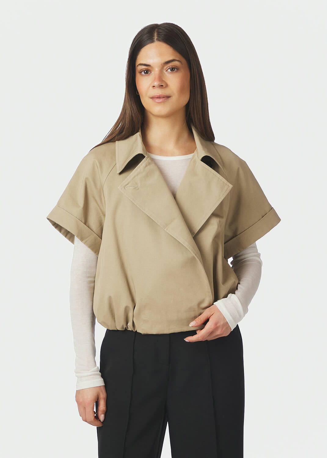 Neo Noir Blazer Lisha Trench Taupe dames