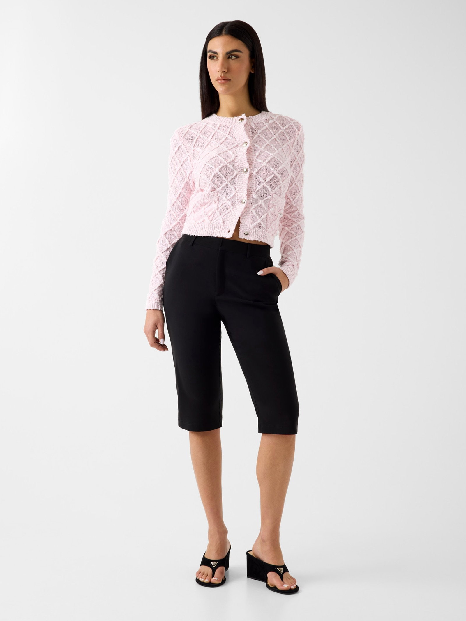 Guess Capri-Broek in zwart