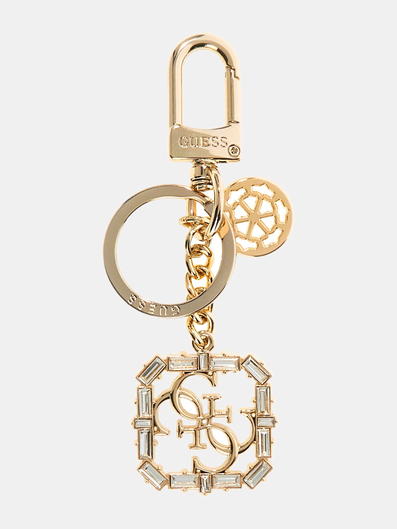 Guess Logo Charm Sleutelhanger