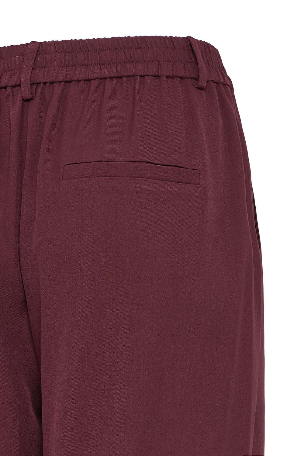 Ichi Broek Feva Bordeaux Rood dames