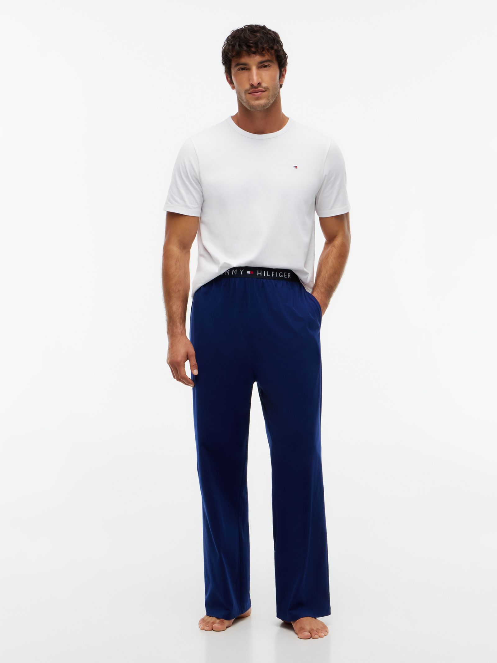 Tommy Hilfiger TH Original jersey pyjamabroek met logo