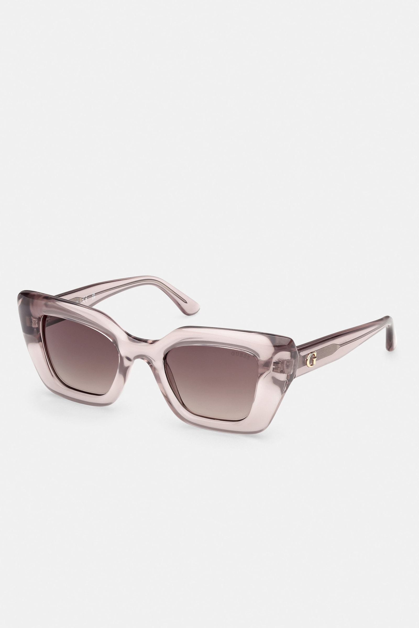 Guess Vierkante Zonnebril for women in roze