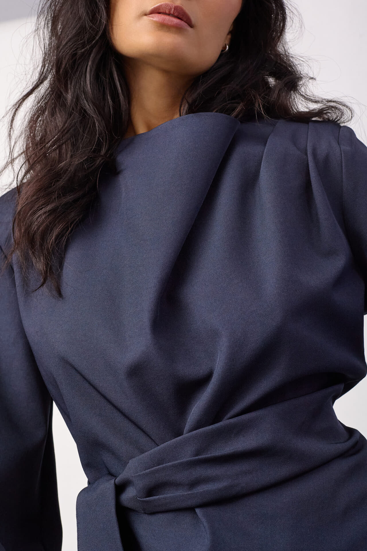 Co’couture Top Luna Tie Blauw dames