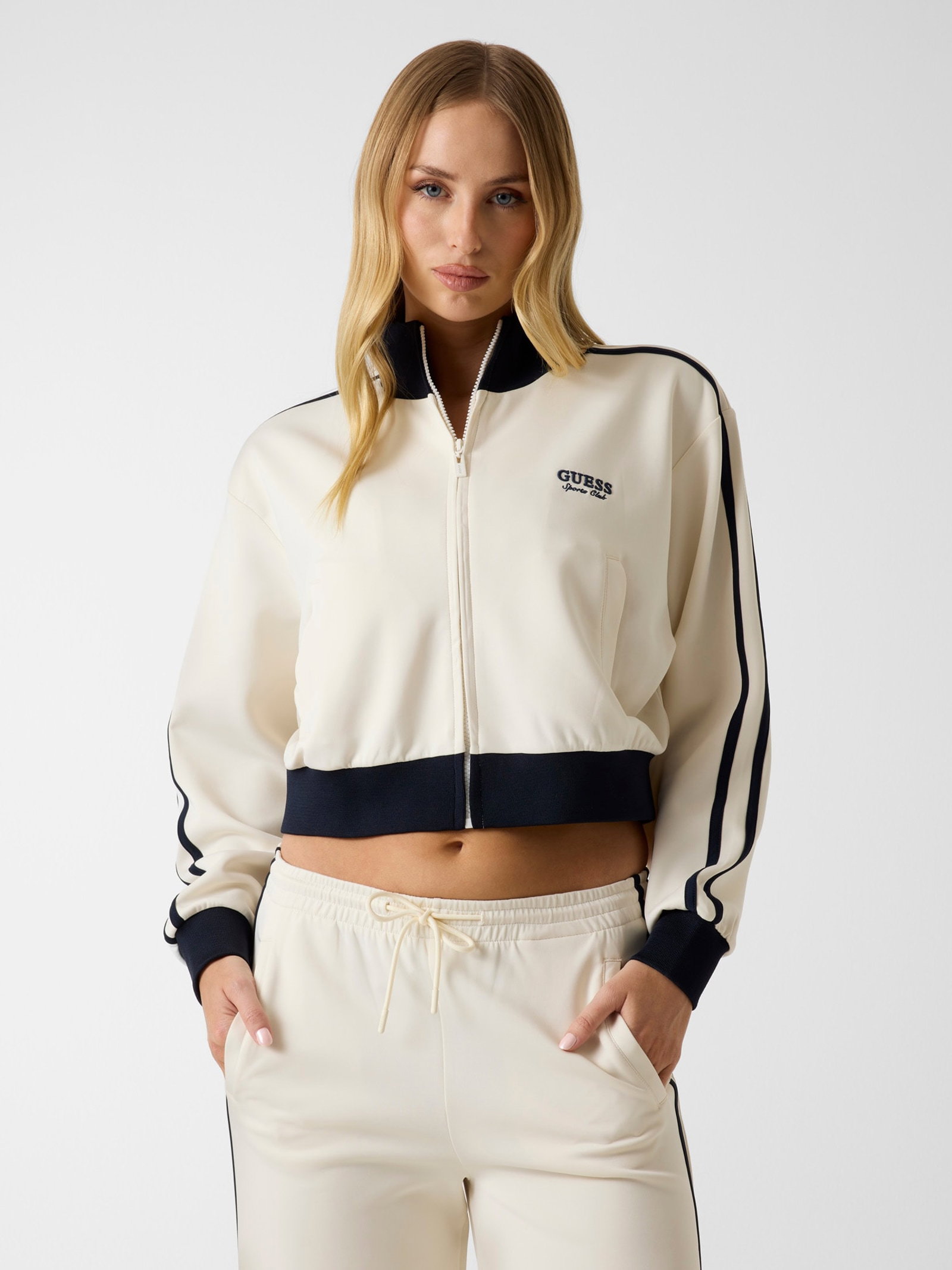 Guess Korte Sweatshirt in wit