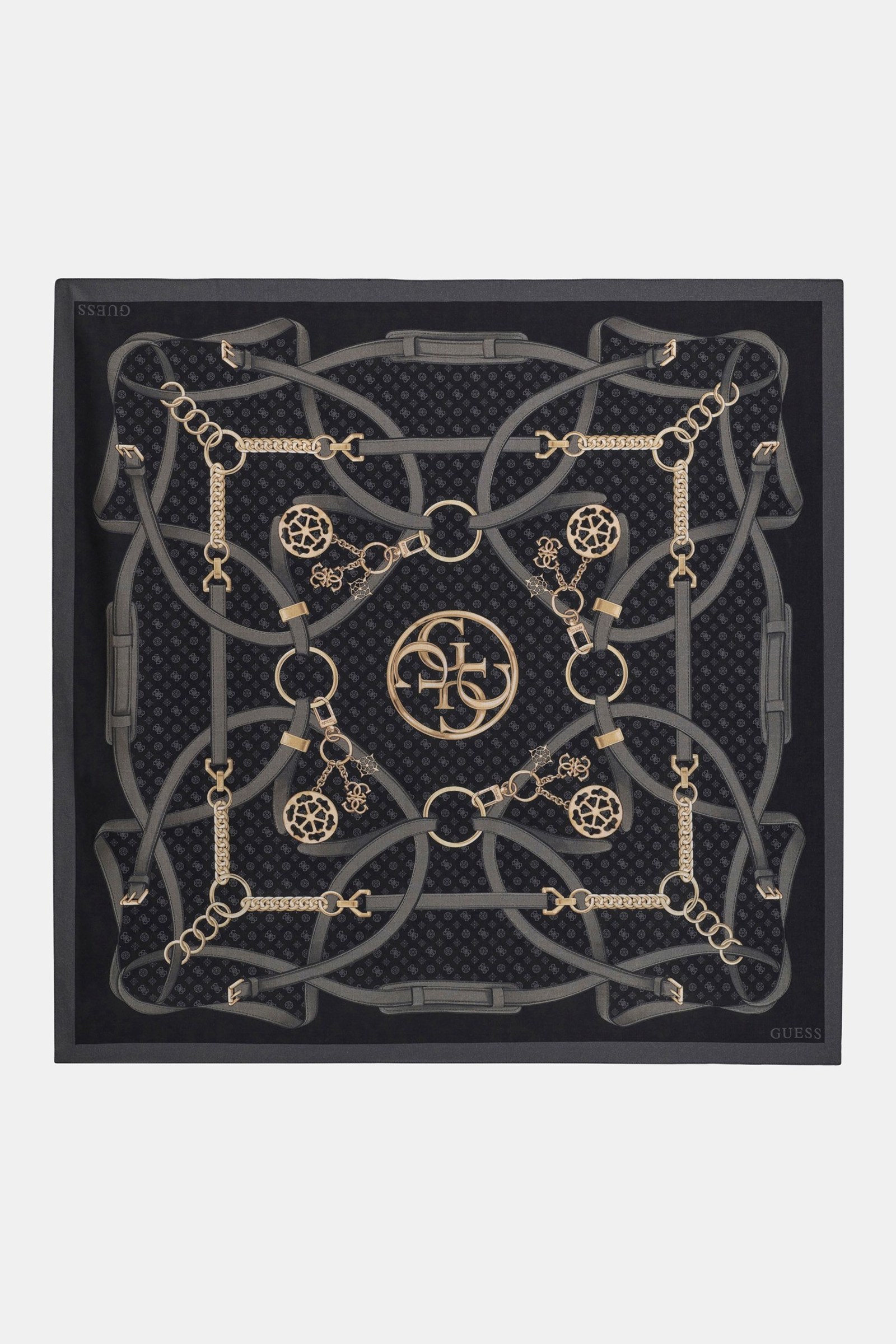 Guess Keffiyeh Met 4G-Print in zwart