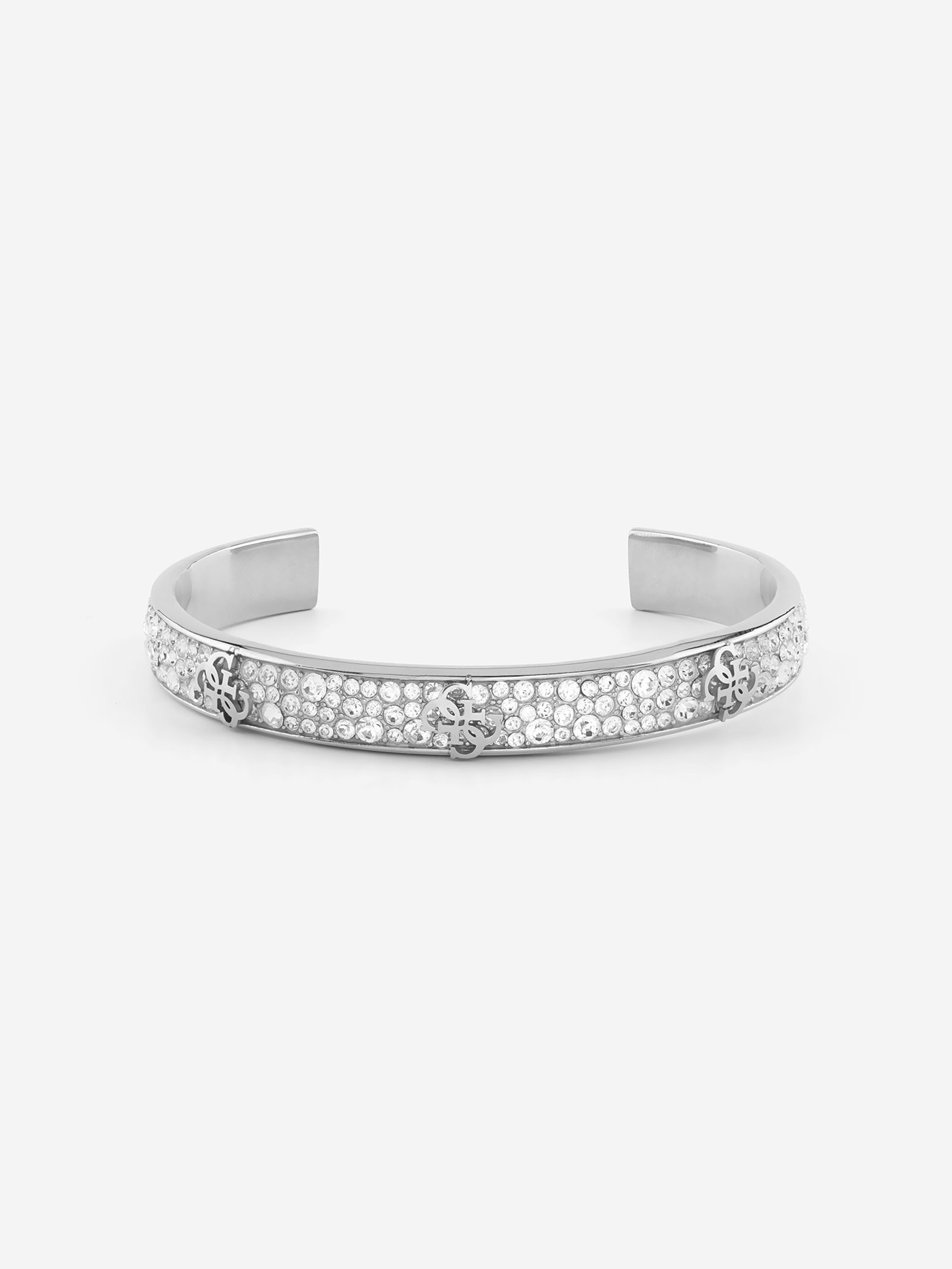 Guess 4G Supreme-Armband in zilver