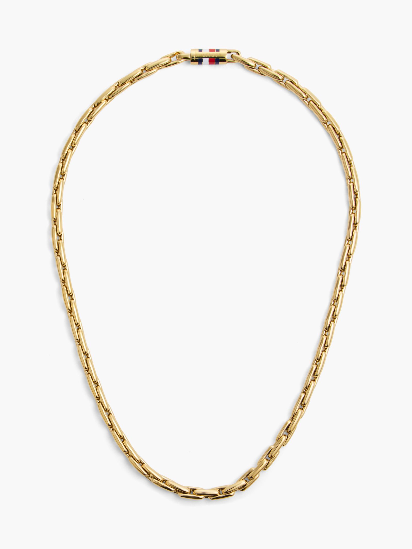 Tommy Hilfiger Vergulde schakelketting van roestvrij staal