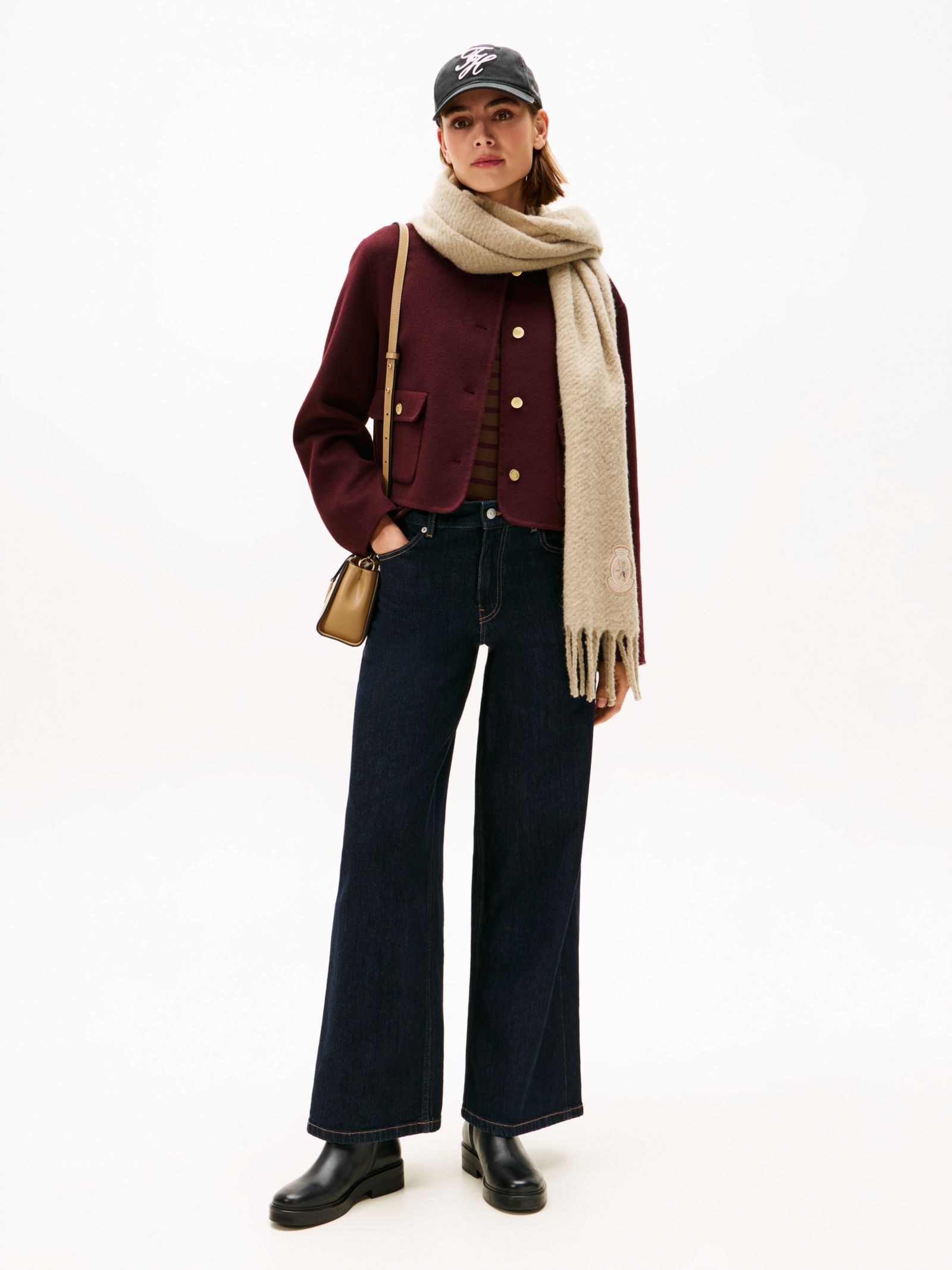Tommy Hilfiger 70s high rise wide leg jeans