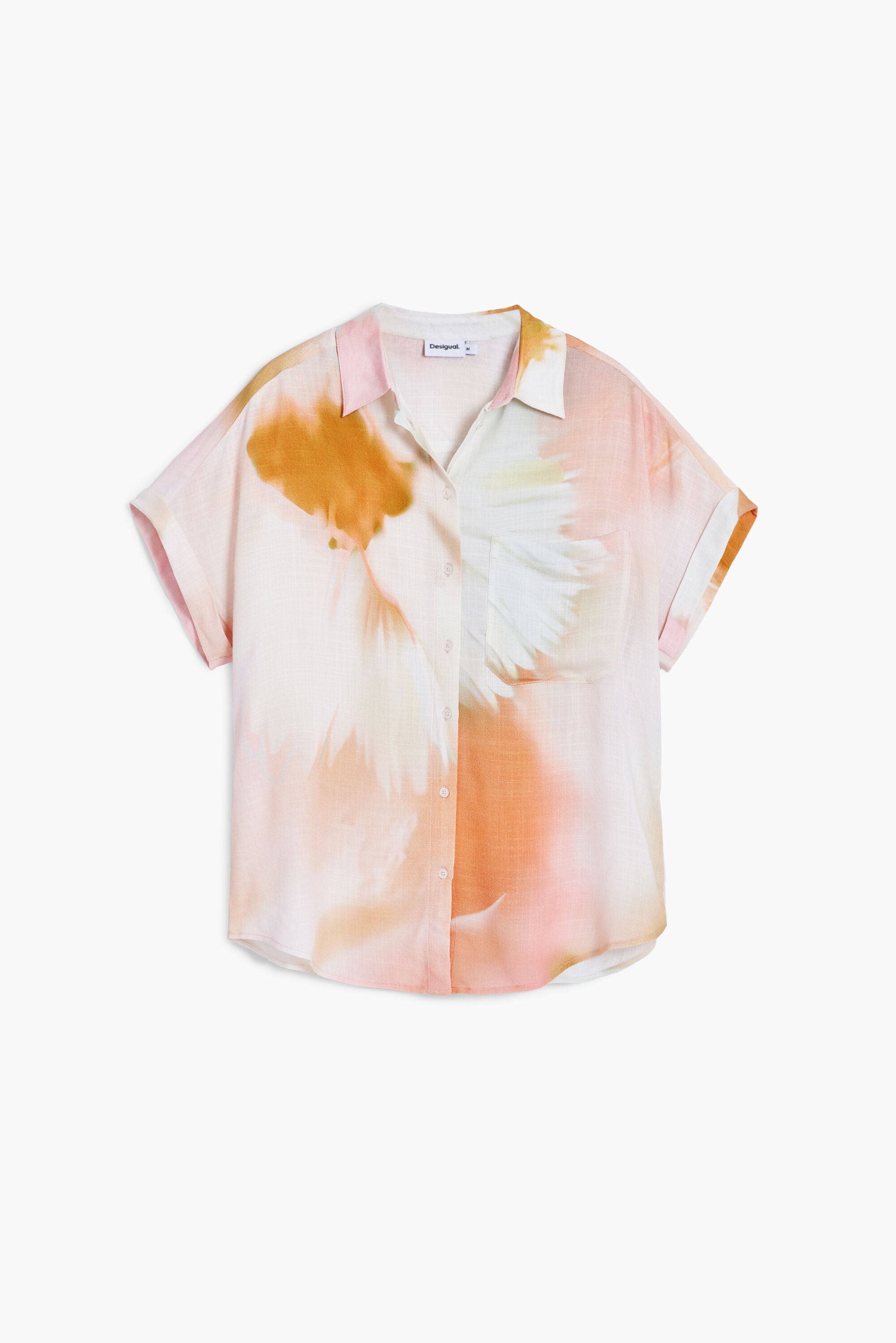 Desigual Kortmouw aquarelshirt