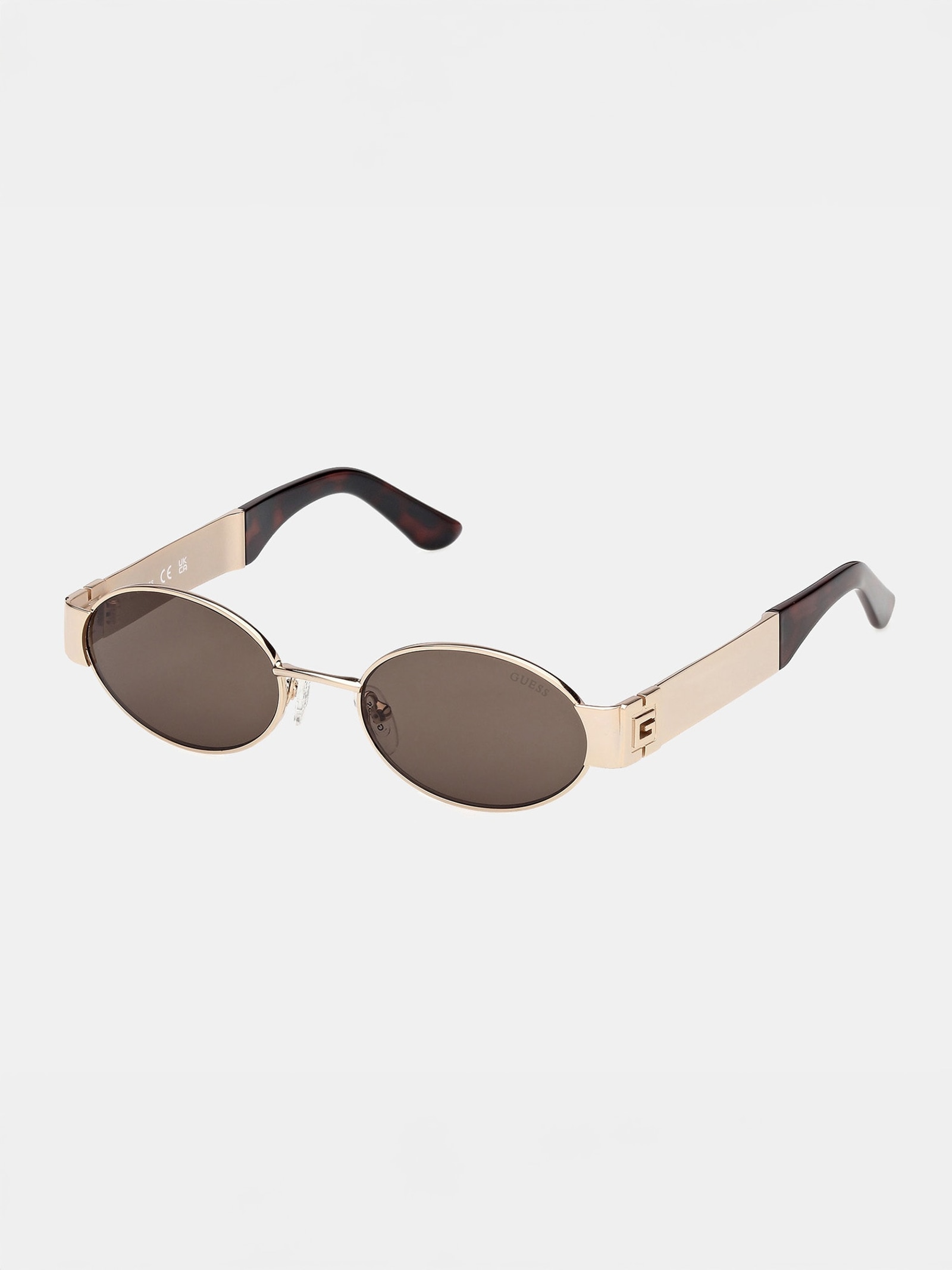 Guess Ovale Zonnebril in goud