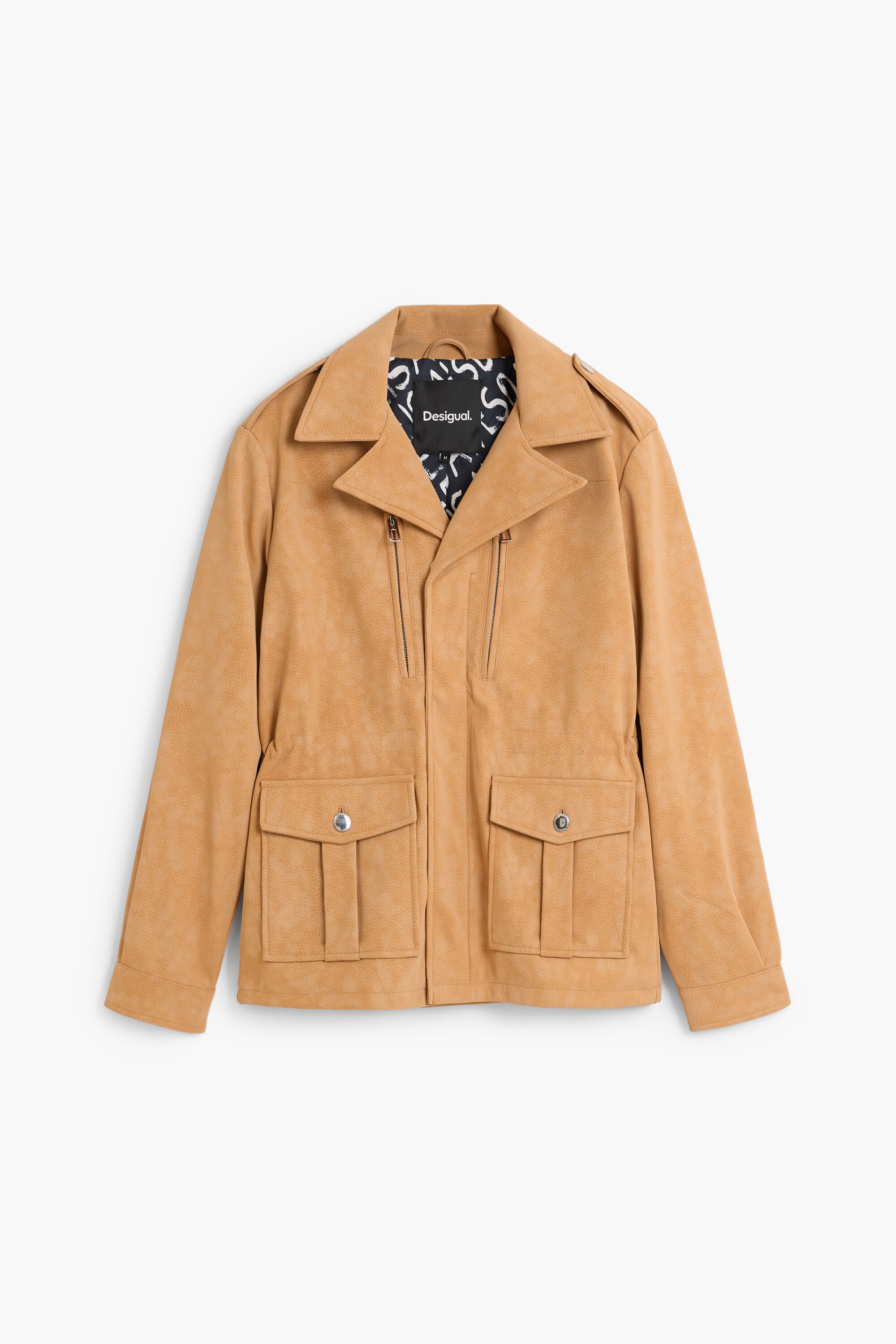 Desigual Jas met leerlook for men