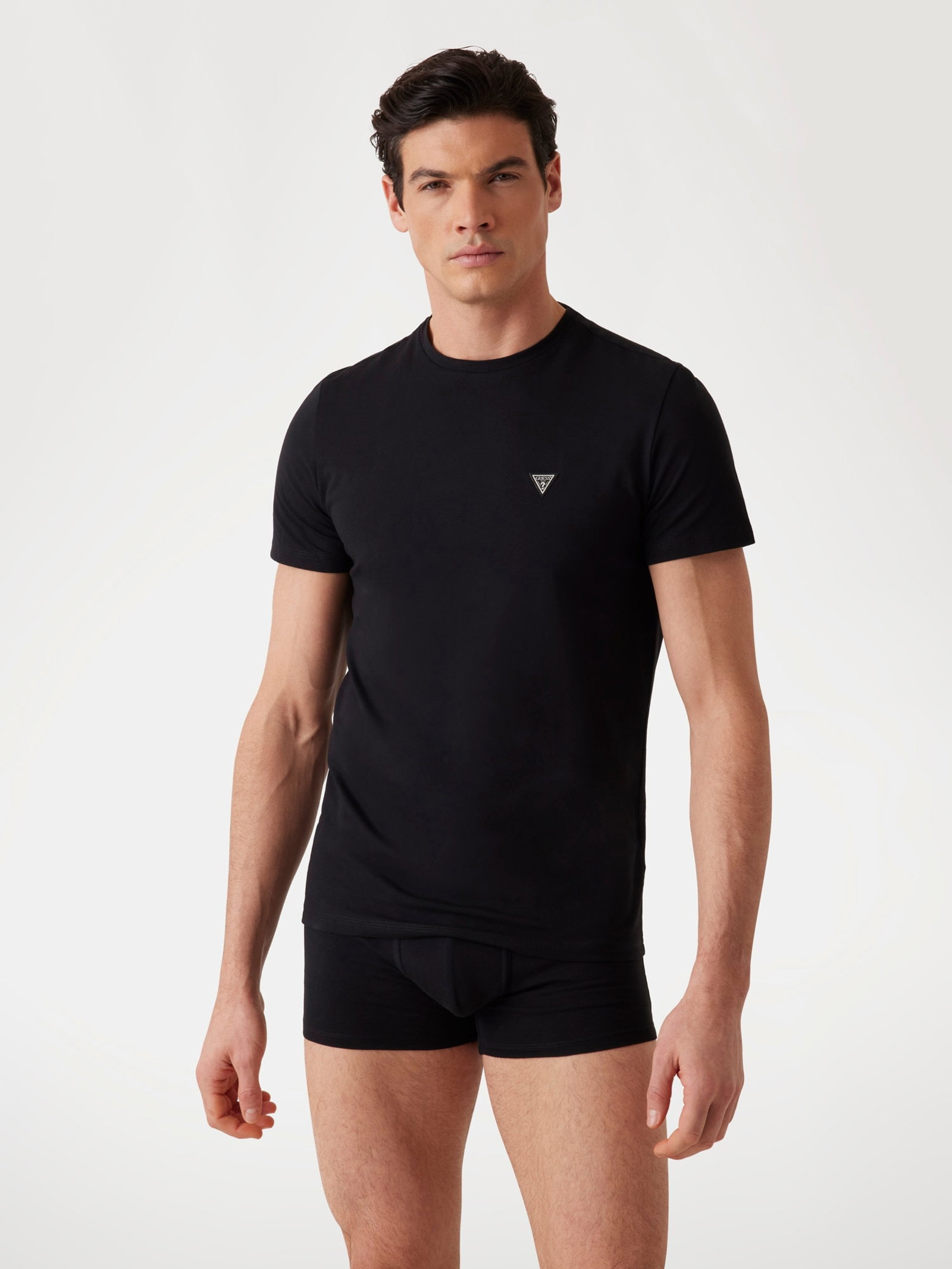 Guess T-Shirt Van Stretchjersey En Boxer