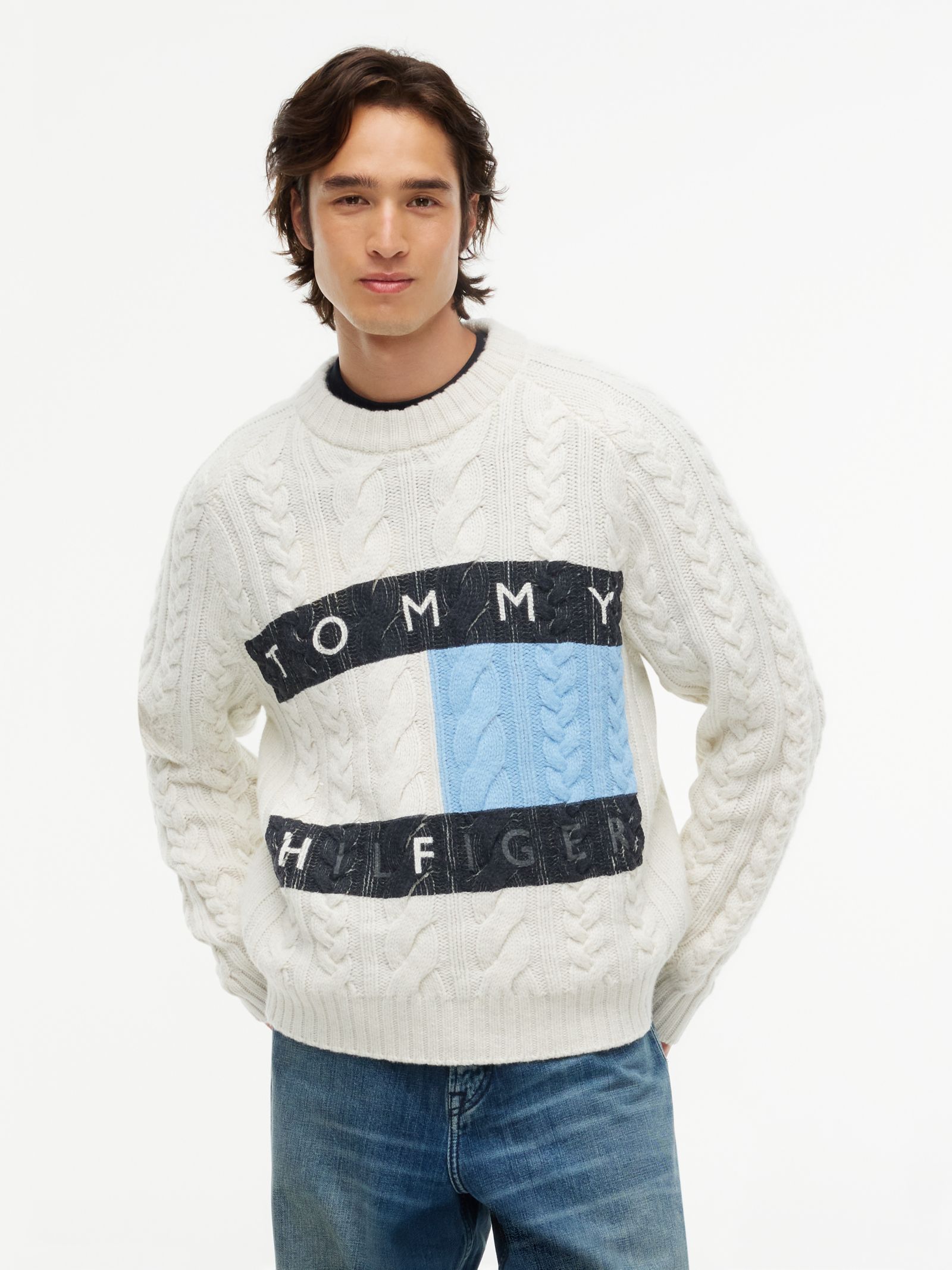 Tommy Hilfiger Tommy Hilfiger X Frgmt Relaxed Kabelgebreide Trui