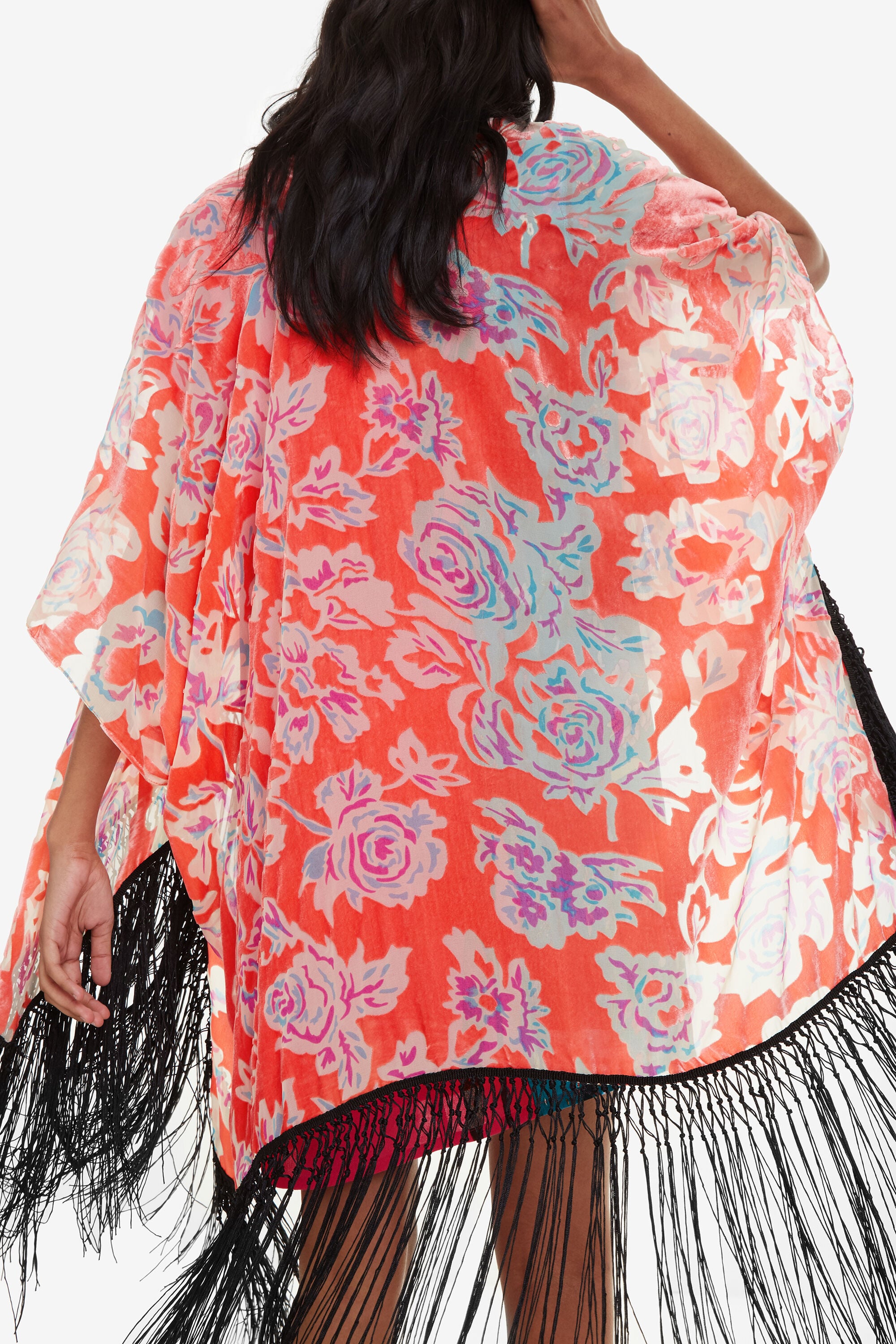 Desigual Poncho met franjes Zarzuela