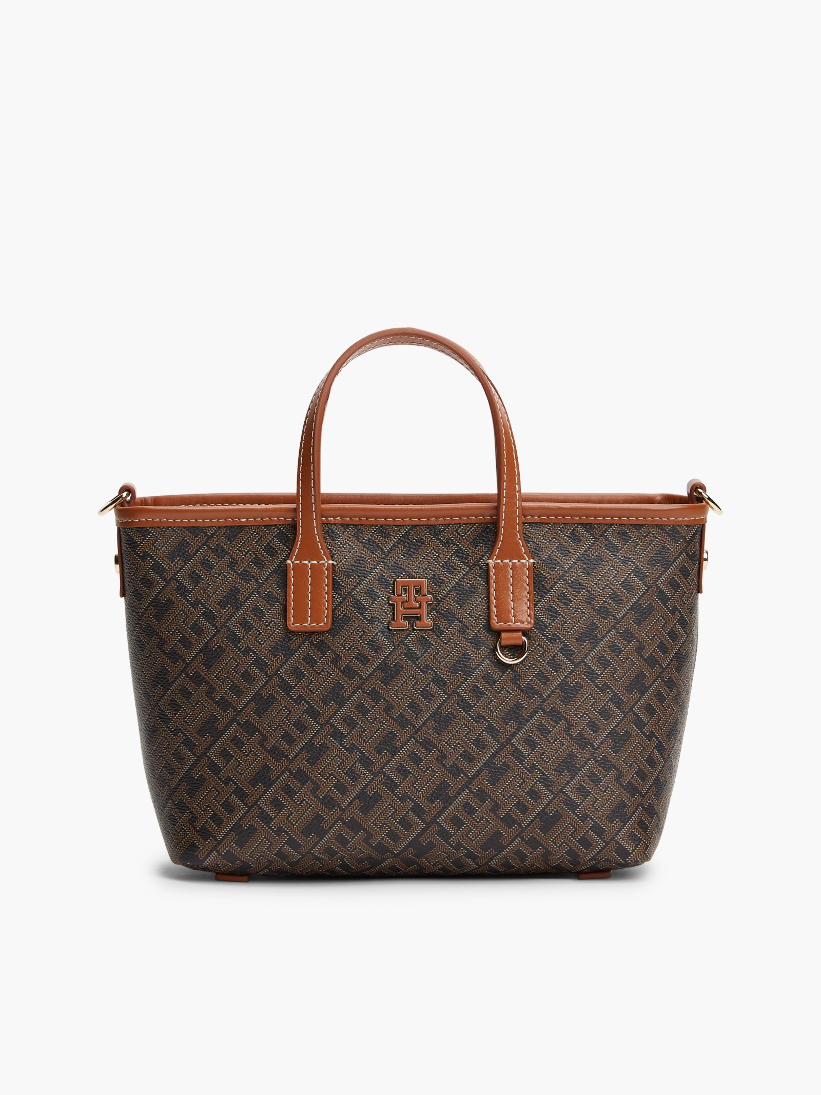 Tommy Hilfiger TH Monoplay crossbody shopper in bruin