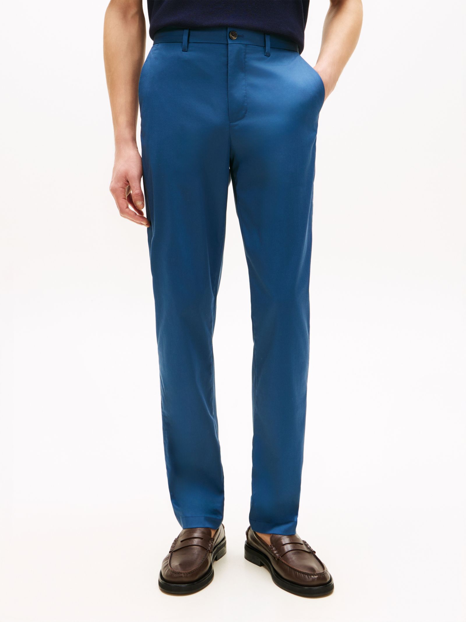 Tommy Hilfiger Harlem tapered twill chino in blauw