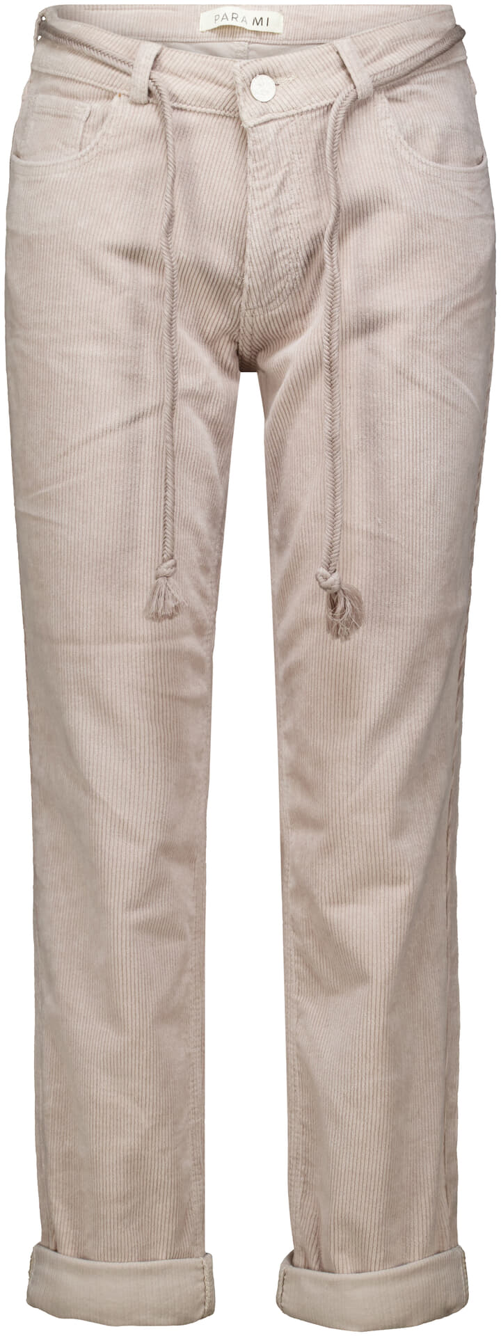 Para Mi Broek Bobby Corduroy Beige dames