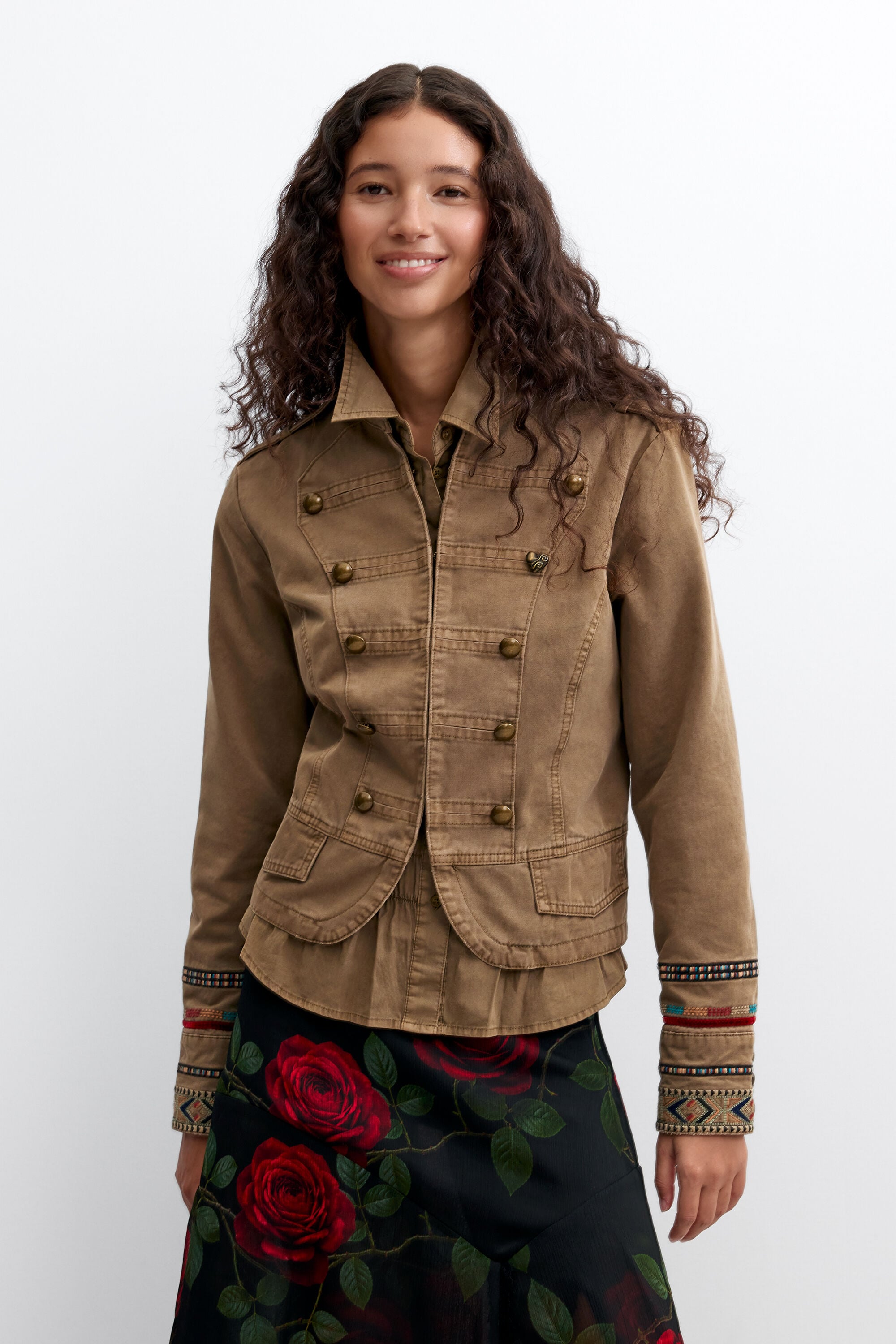 Desigual regular katoenen jas