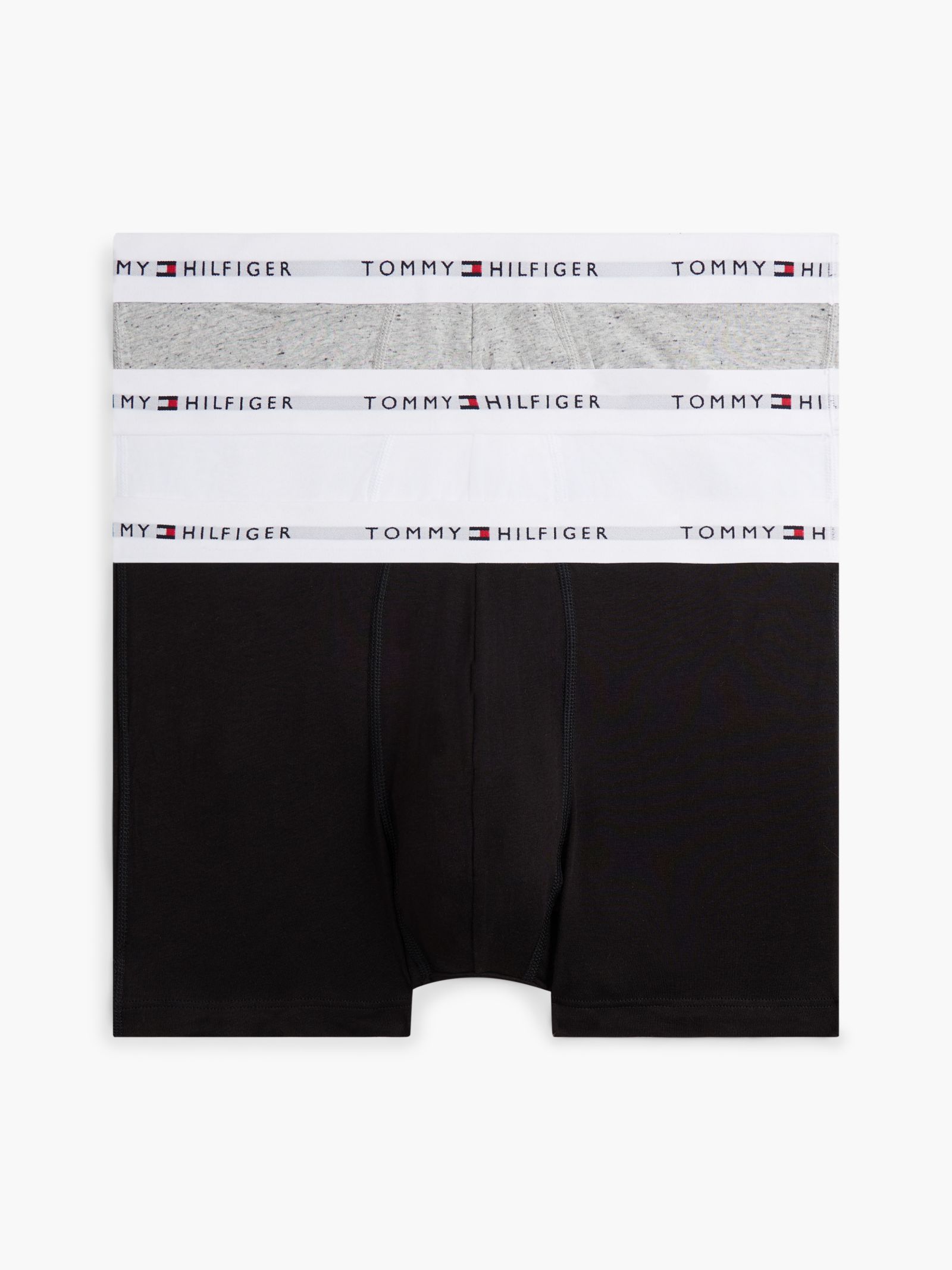 Tommy Hilfiger Set van 3 boxershorts met Signature logotaille in multicolor