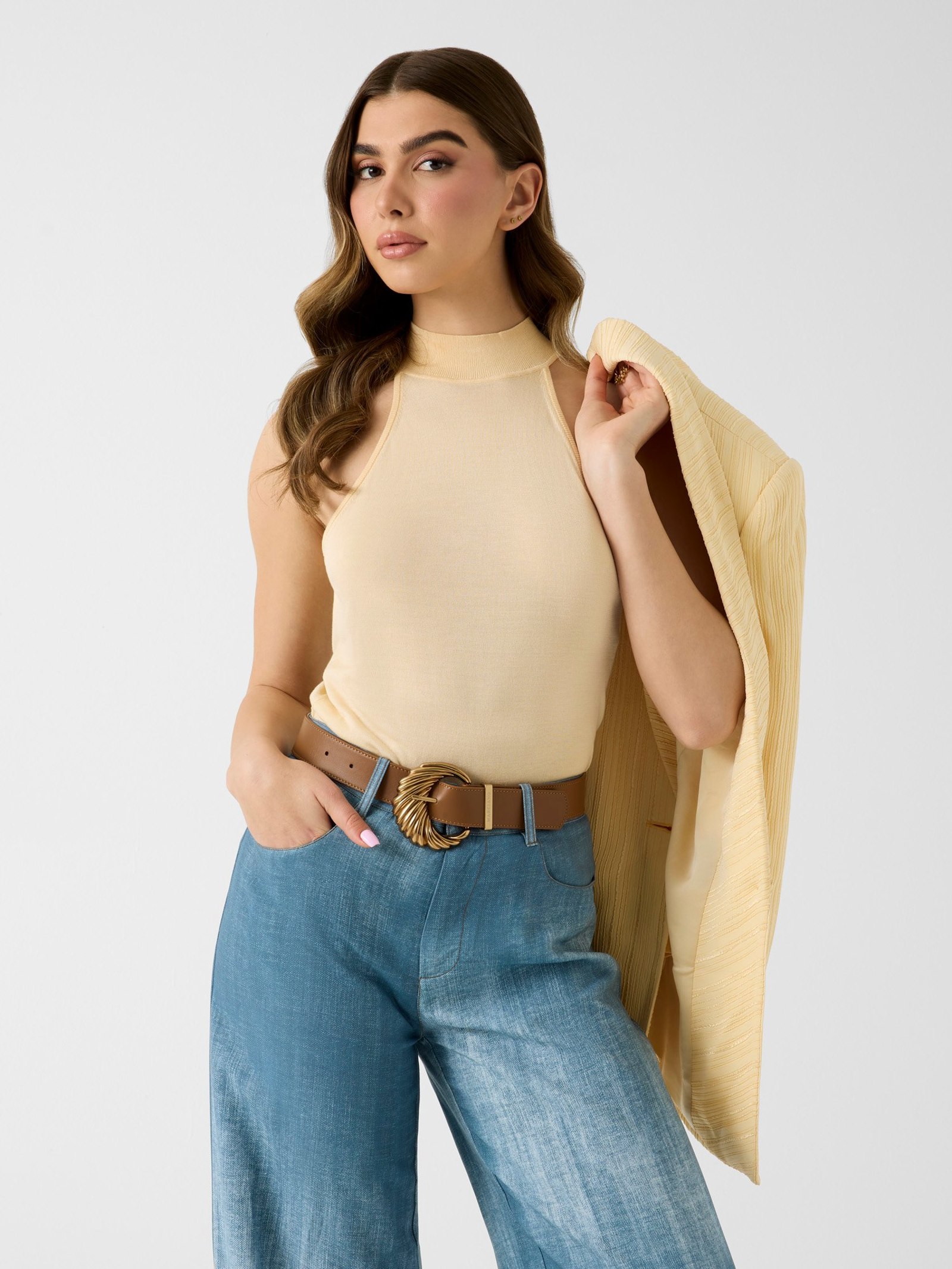 Guess Marciano Top Van Zijdeblend