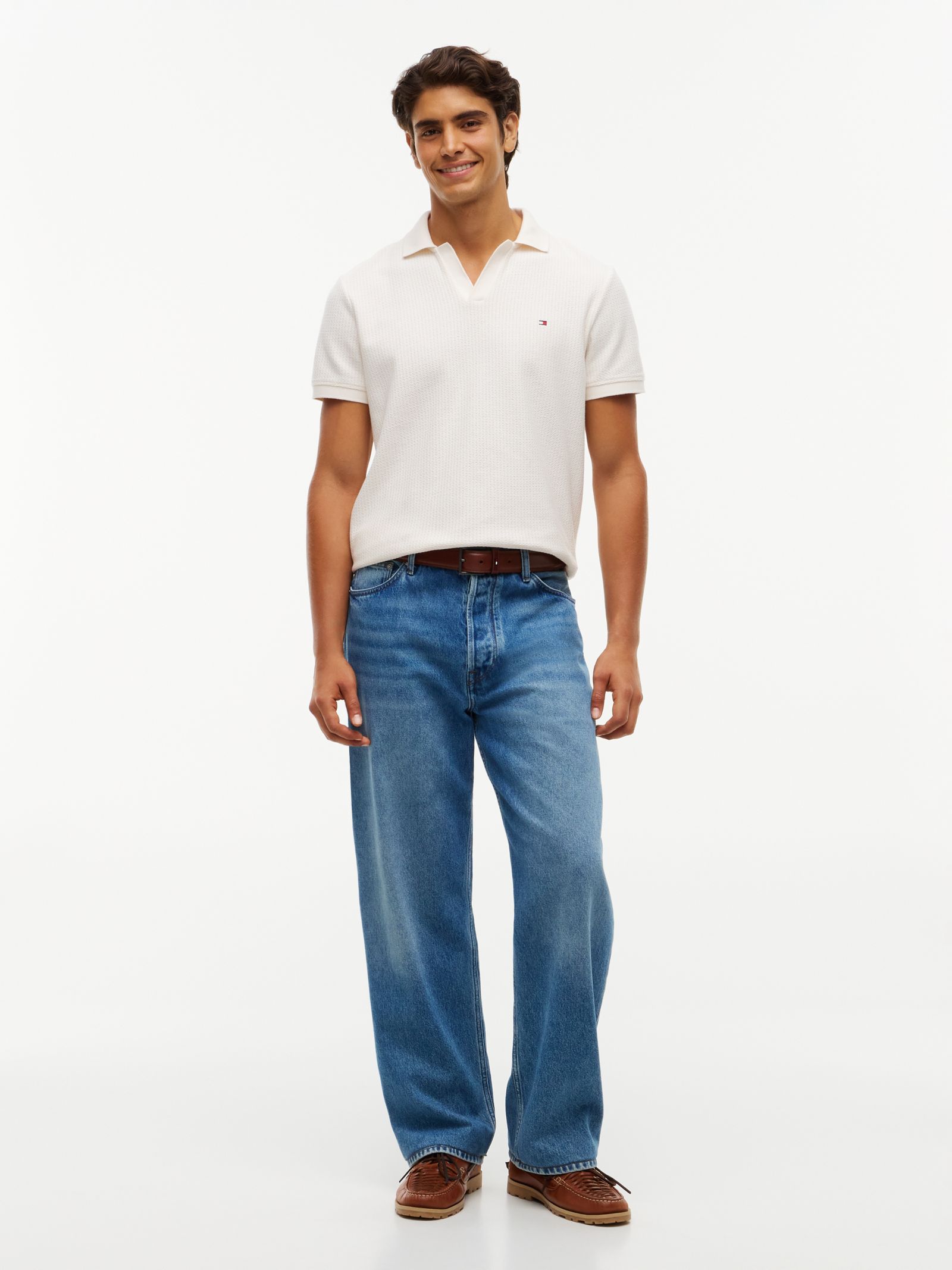 Tommy Hilfiger Grand loose jeans met fading