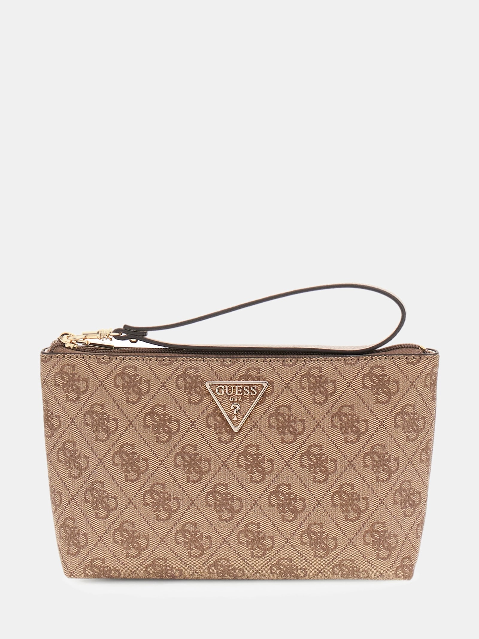 Guess Pochette Laurel 4G-Logo in bruin