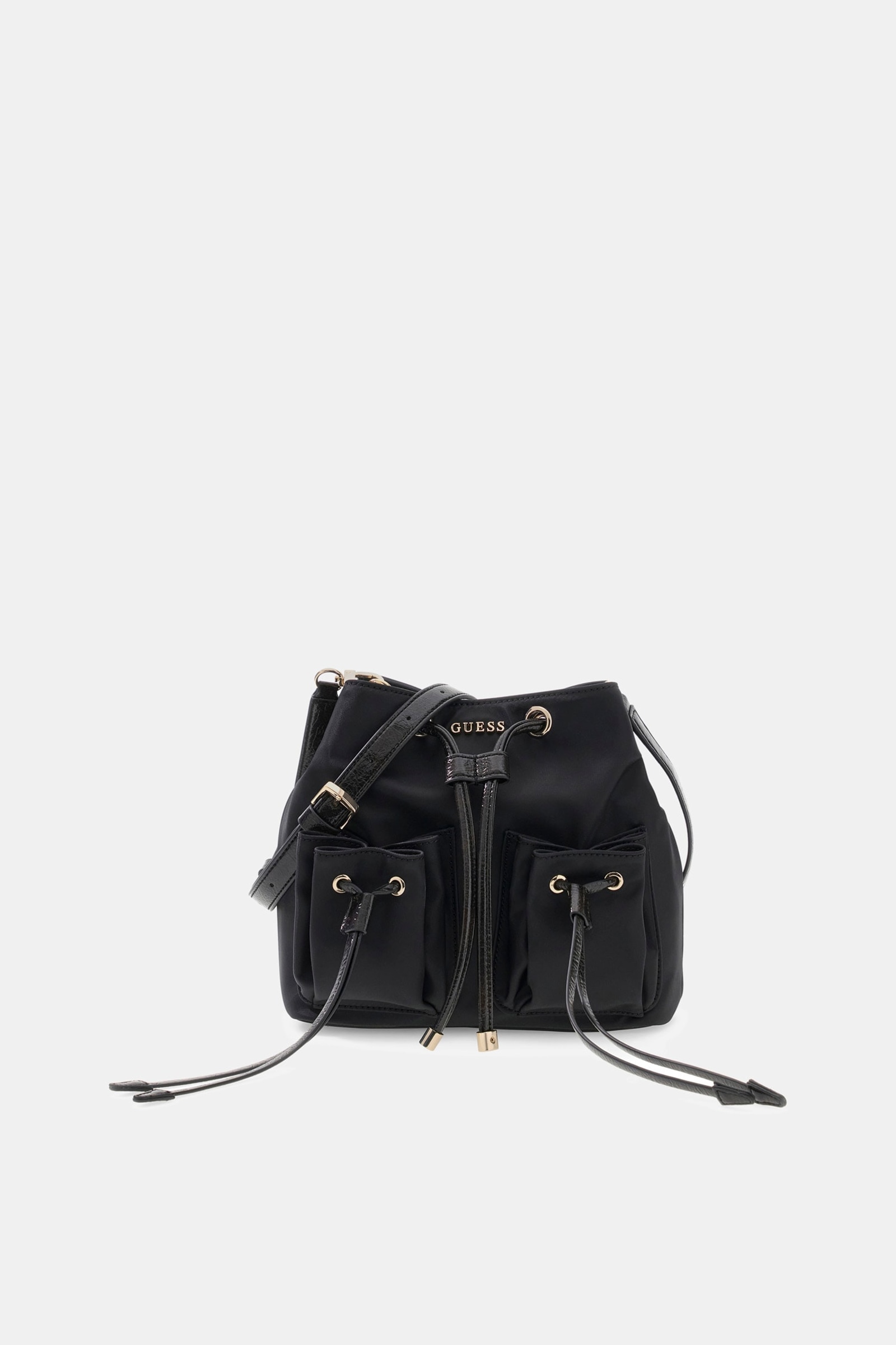 Guess Theodora Bucket Bag in zwart