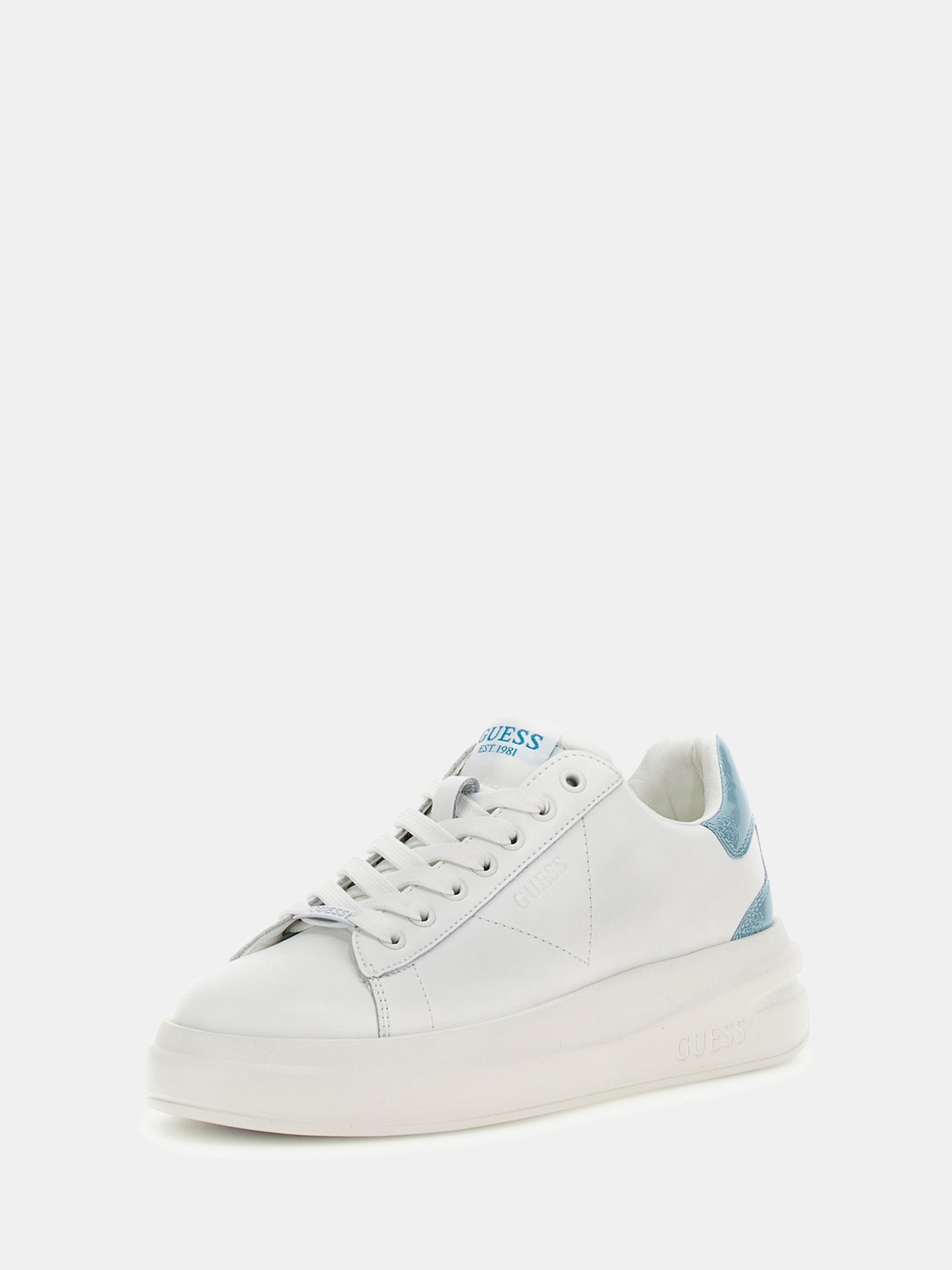 Guess Sneaker Elbina Echt Leer
