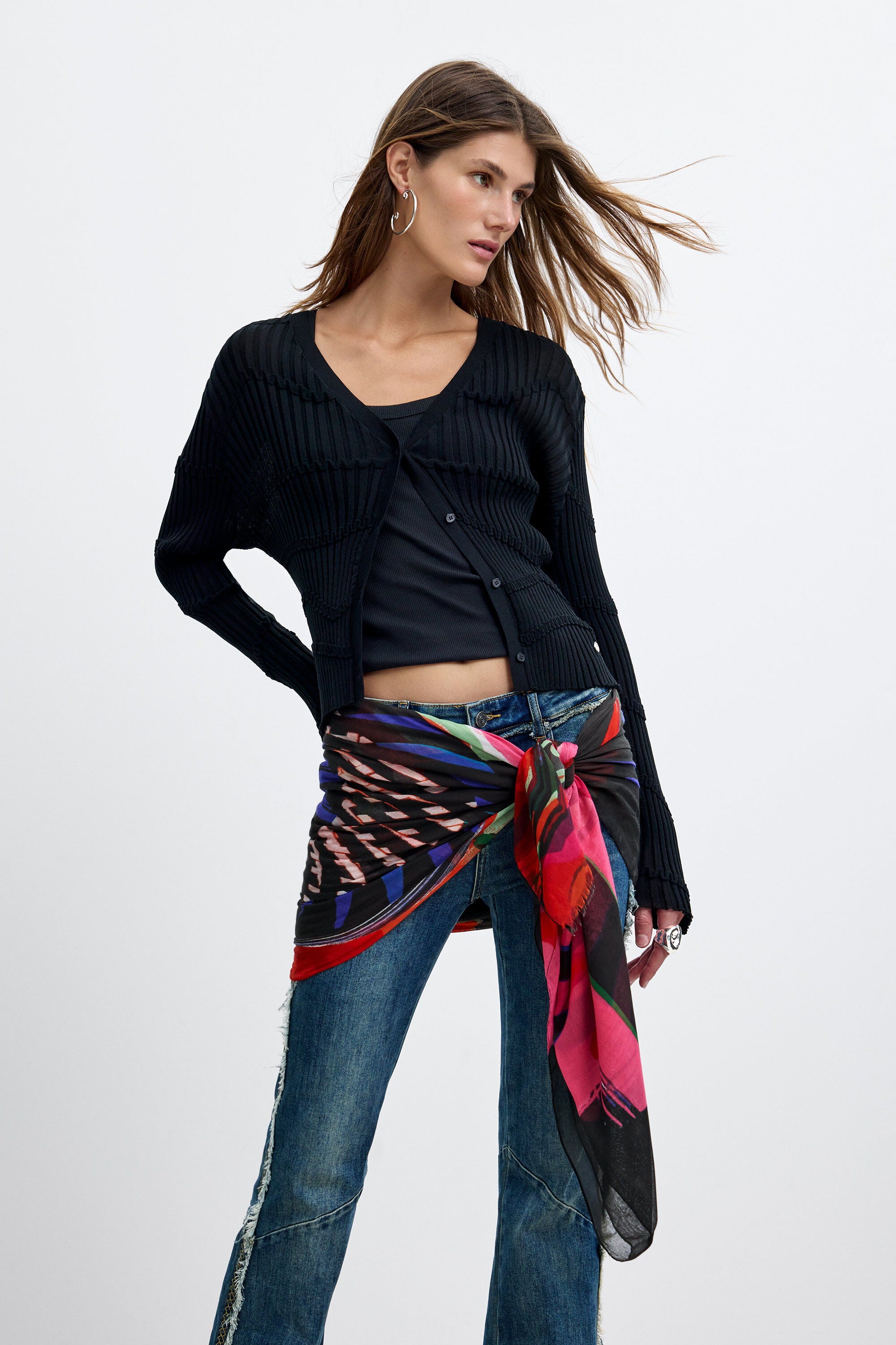 Desigual Bedrukte Lacroix foulard
