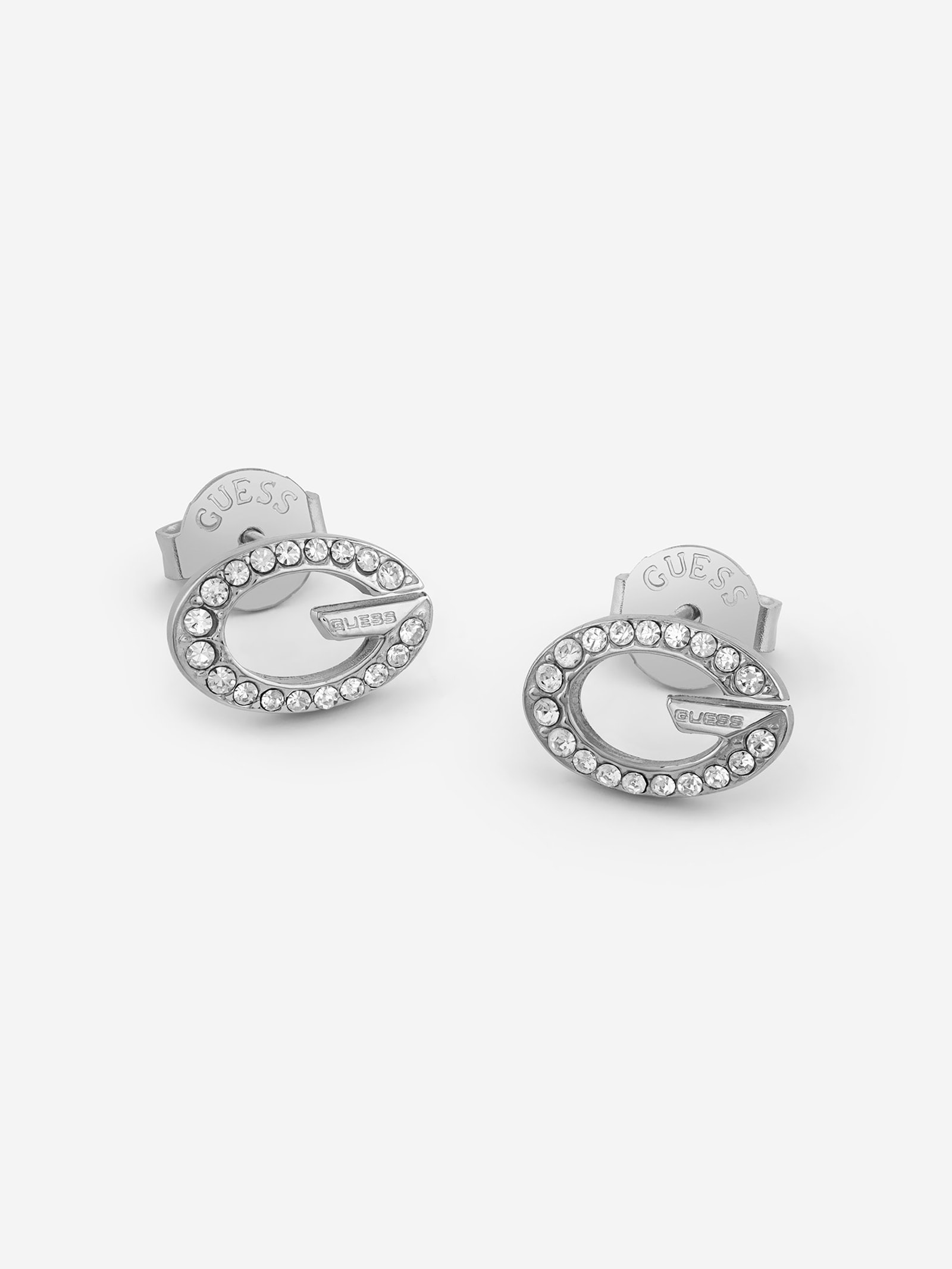 Guess G Camden-Oorbellen in zilver