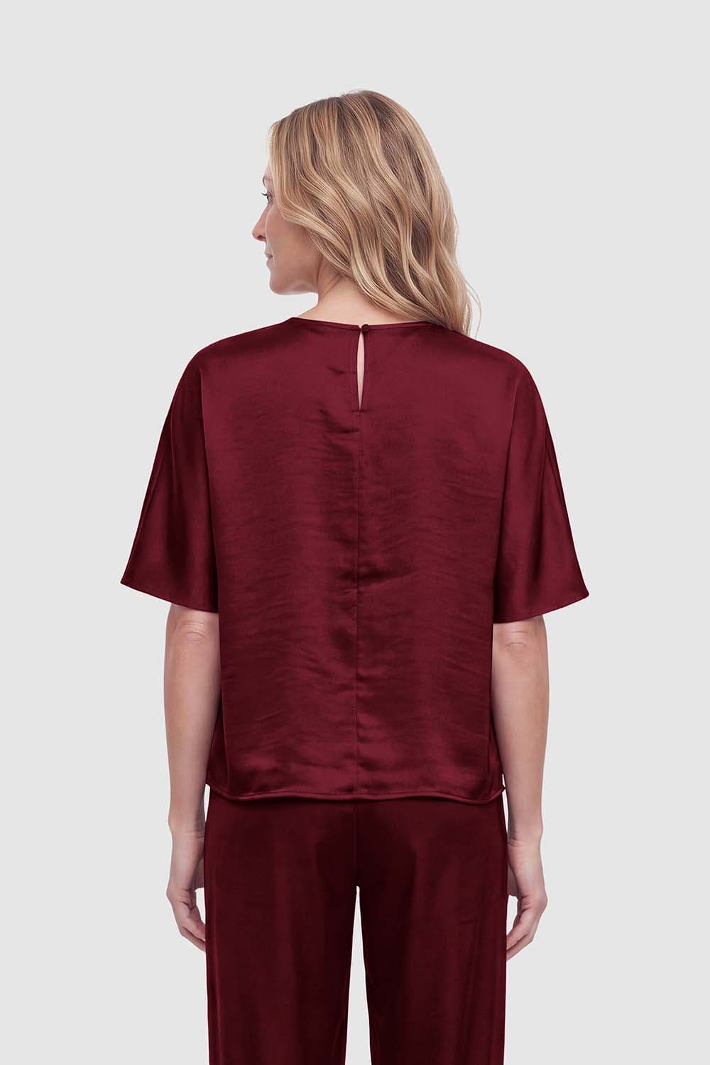 Tooday Top Aya Bordeaux Rood dames in rood