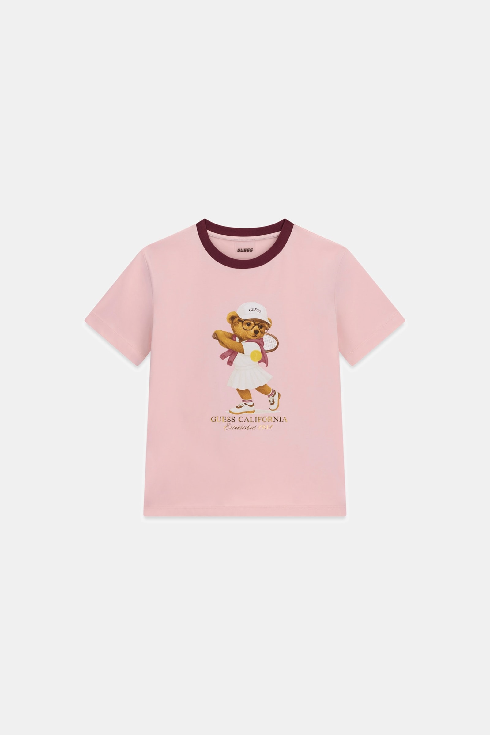 Guess T-Shirt Met Print for women in roze
